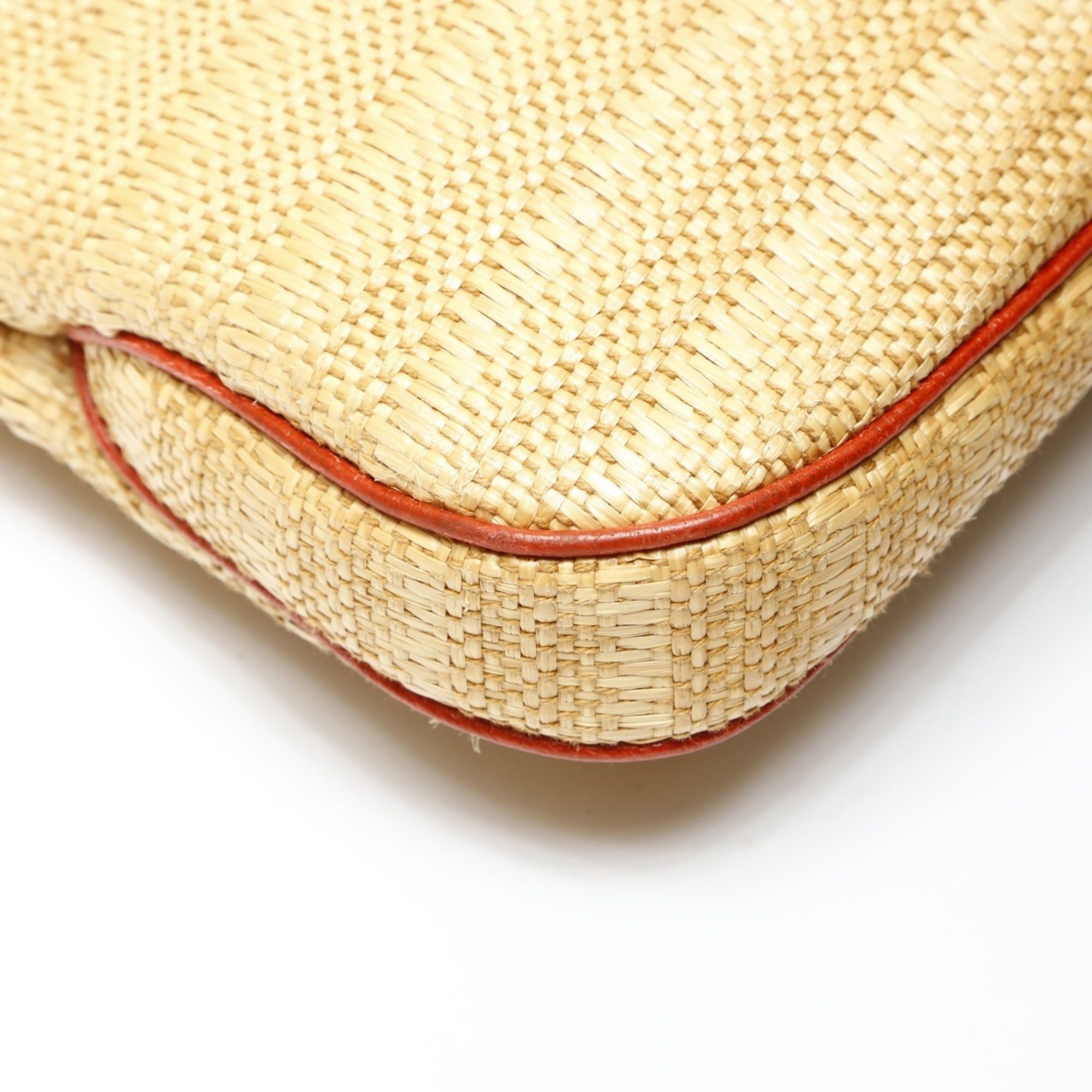 Gucci Gucci Jackie Straw Raffia Shoulder Bag, Beige Size ONE SIZE - 5 Thumbnail