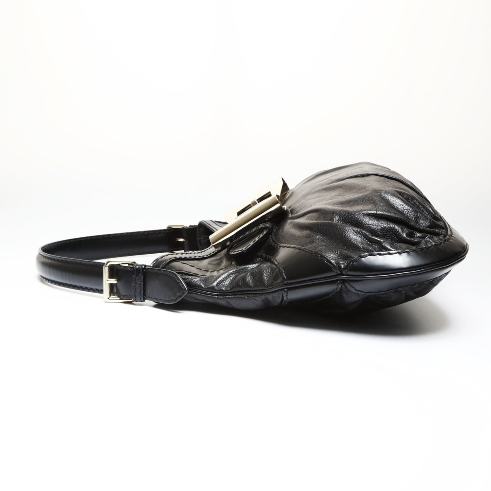 Gucci Gucci Queen Hobo Ribbon Shoulder Bag, Black Size ONE SIZE - 3 Thumbnail