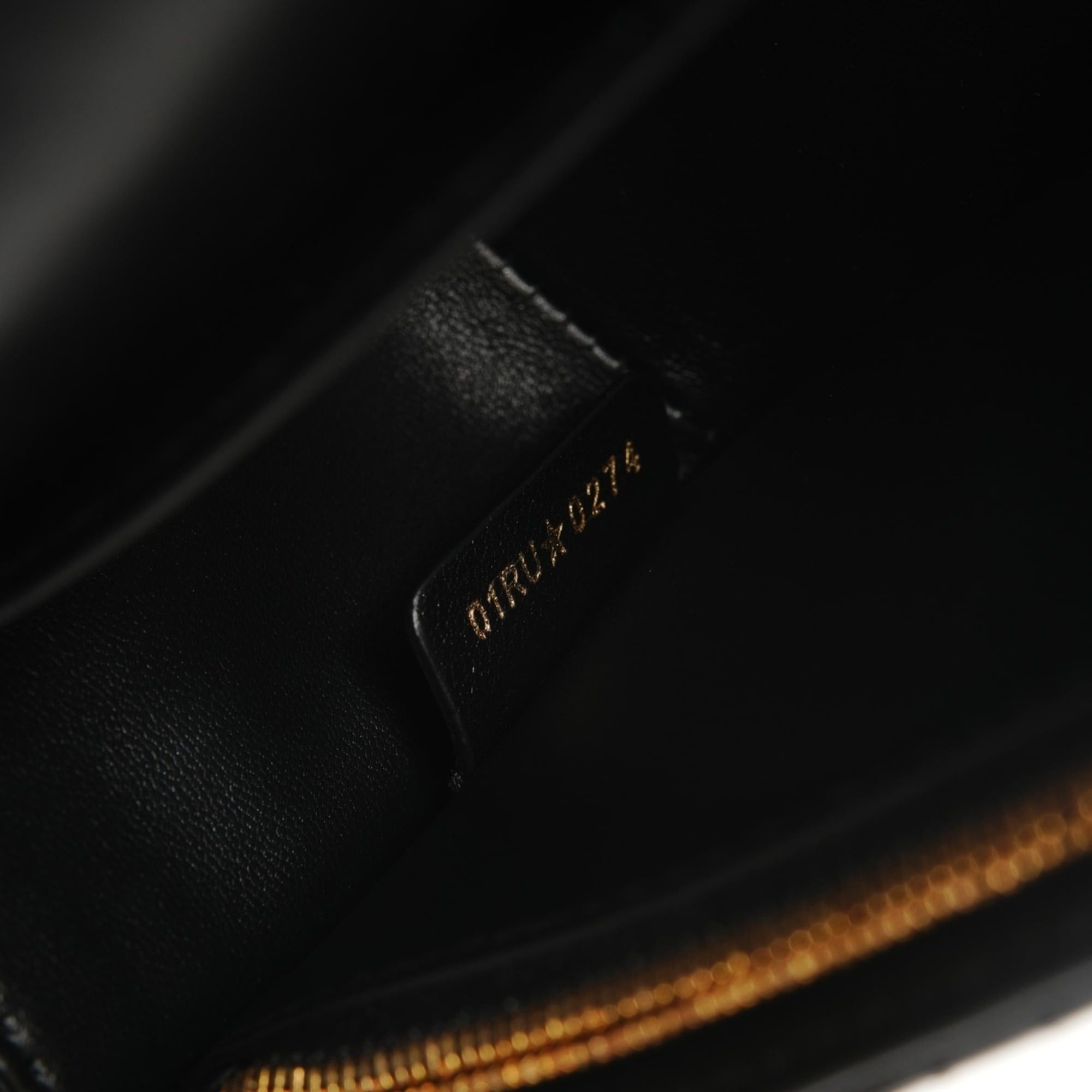 Dior Christian Dior Miss Logo Plate Shoulder Bag, Black Size ONE SIZE - 10 Thumbnail