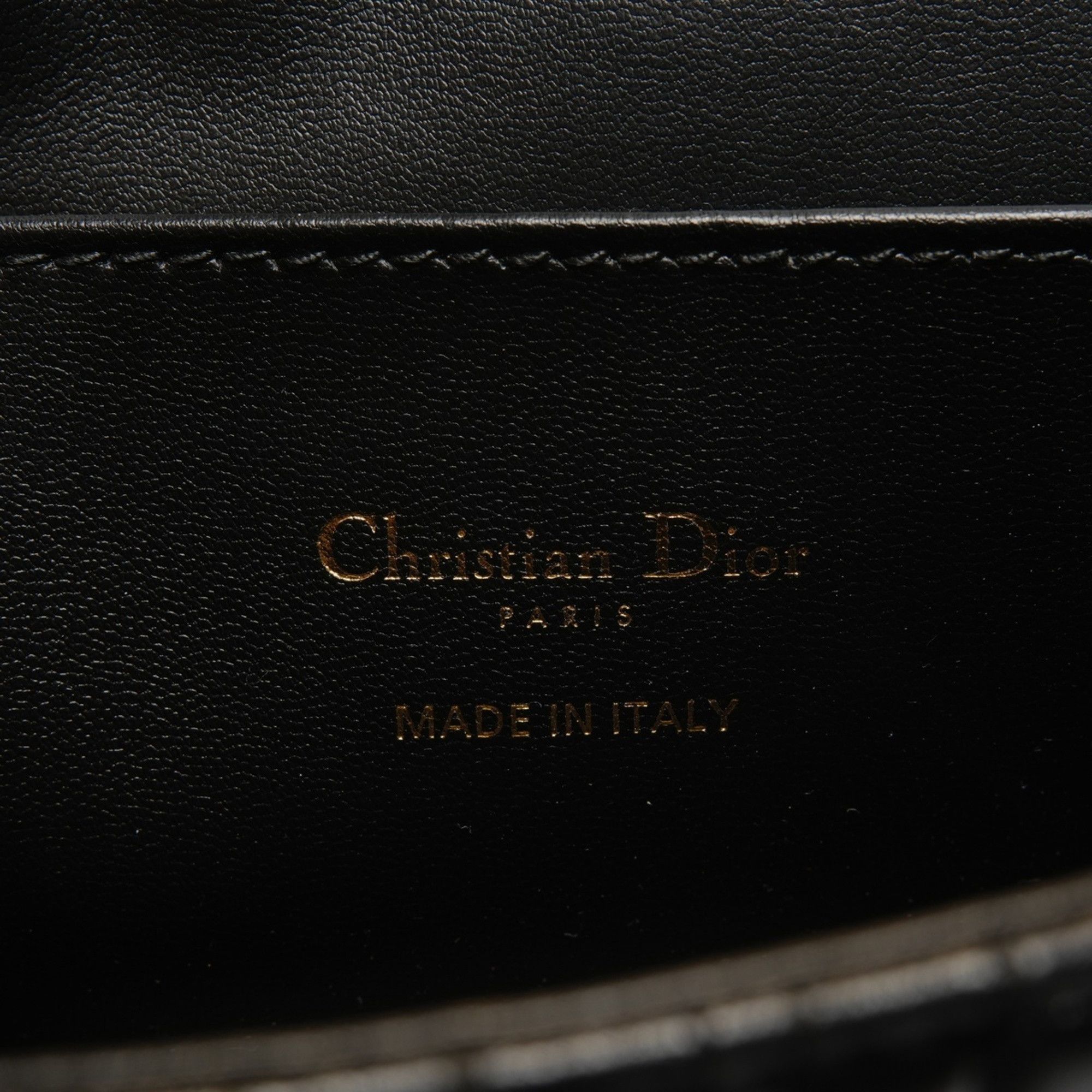 Dior Christian Dior Miss Logo Plate Shoulder Bag, Black Size ONE SIZE - 9 Thumbnail