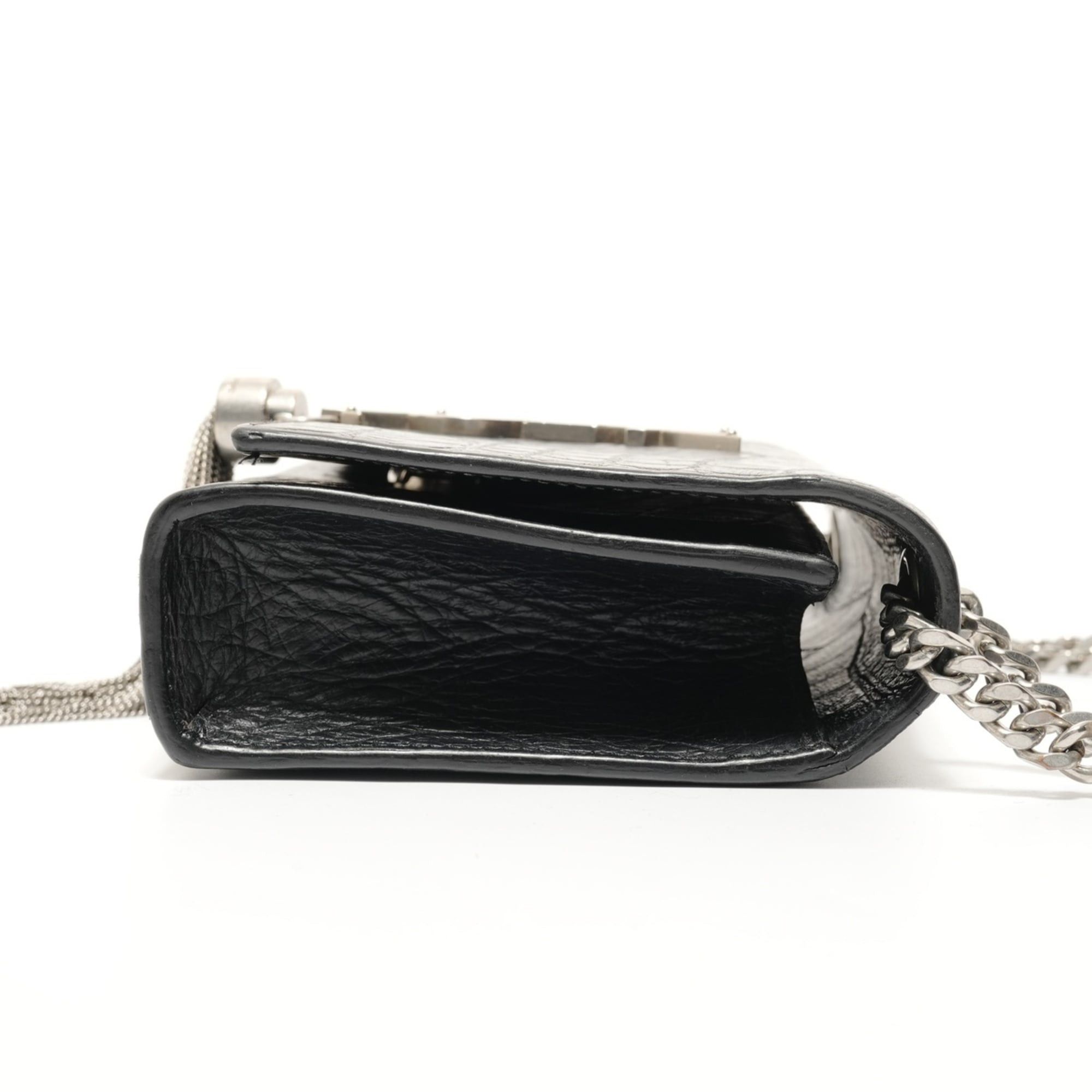 Yves Saint Laurent Yves Saint Laurent Kate Small Chain Shoulder Bag, Black Size ONE SIZE - 4 Thumbnail