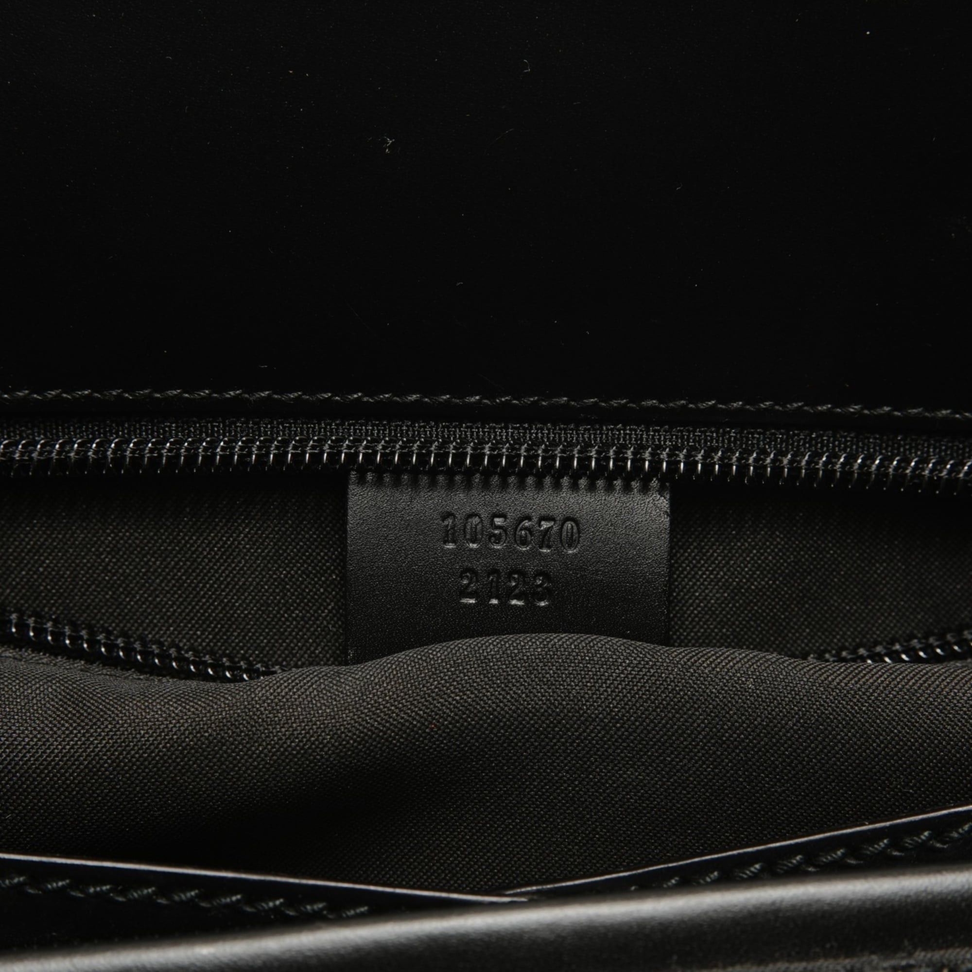 Gucci Gucci GG Canvas Boston Bag, Black Size ONE SIZE - 10 Thumbnail