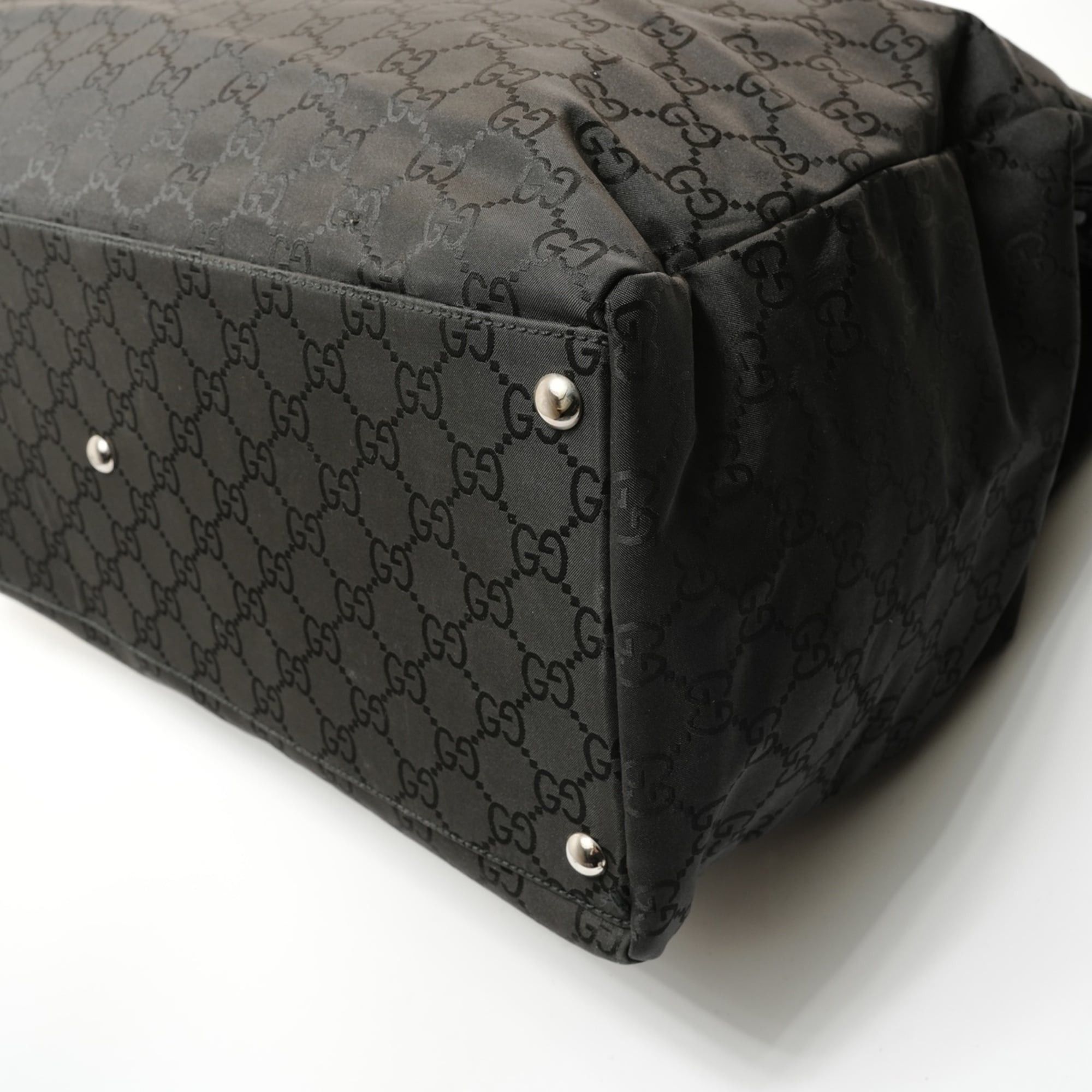 Gucci Gucci GG Canvas Boston Bag, Black Size ONE SIZE - 6 Thumbnail