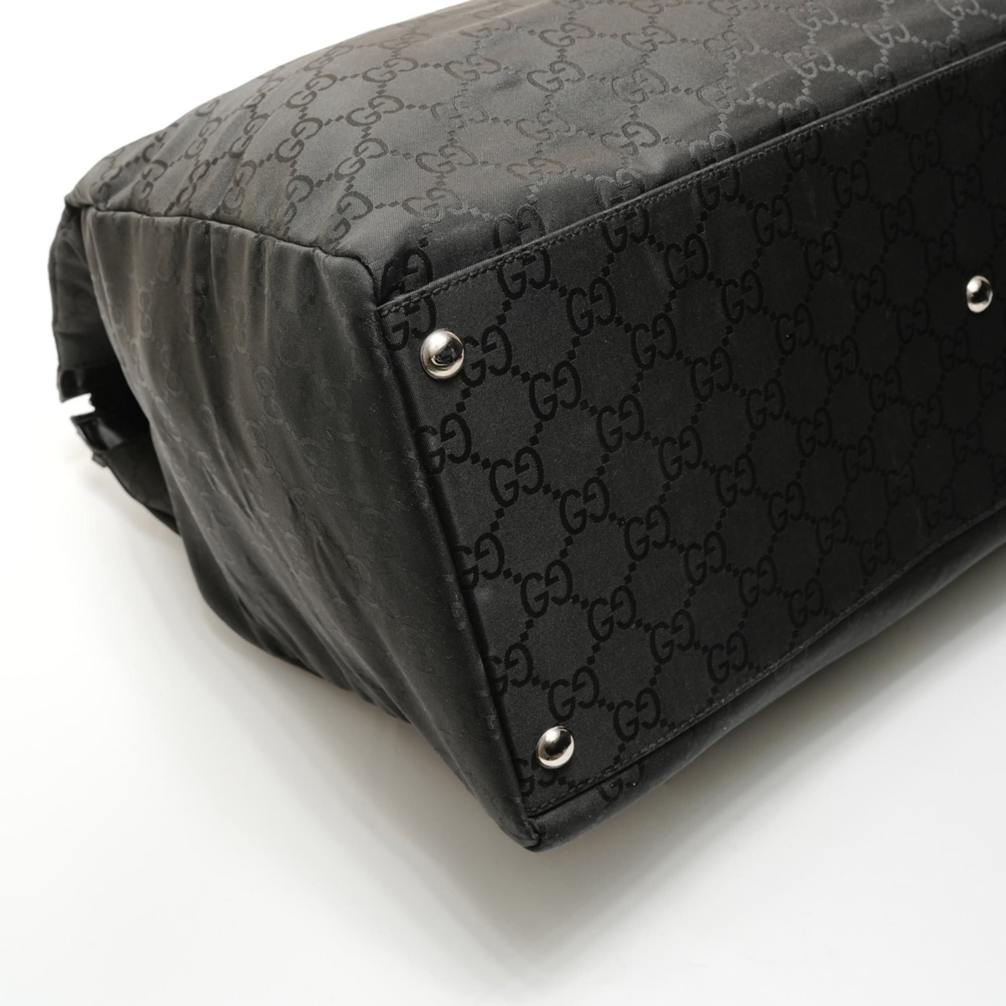 Gucci Gucci GG Canvas Boston Bag, Black Size ONE SIZE - 5 Thumbnail