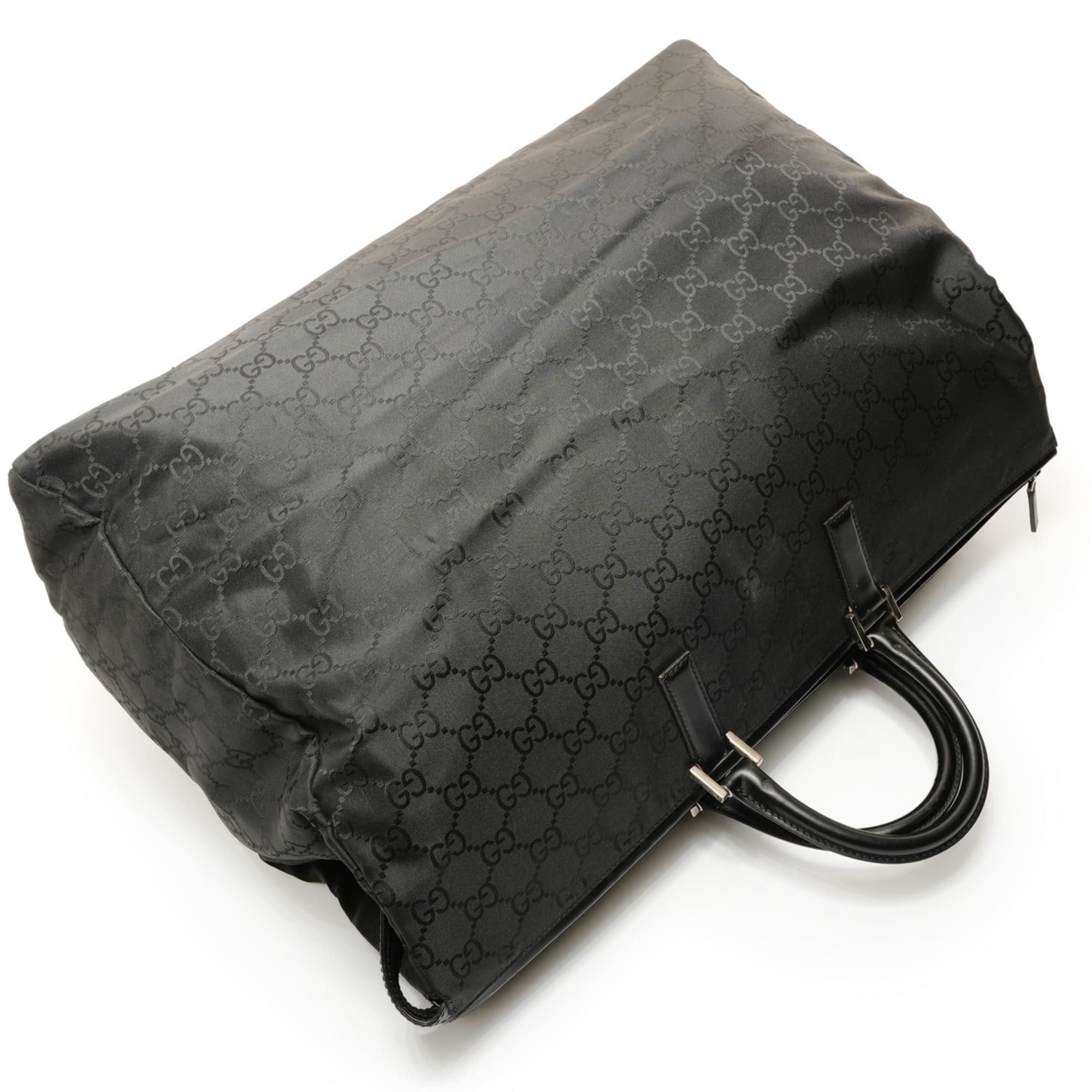 Gucci Gucci GG Canvas Boston Bag, Black Size ONE SIZE - 8 Thumbnail