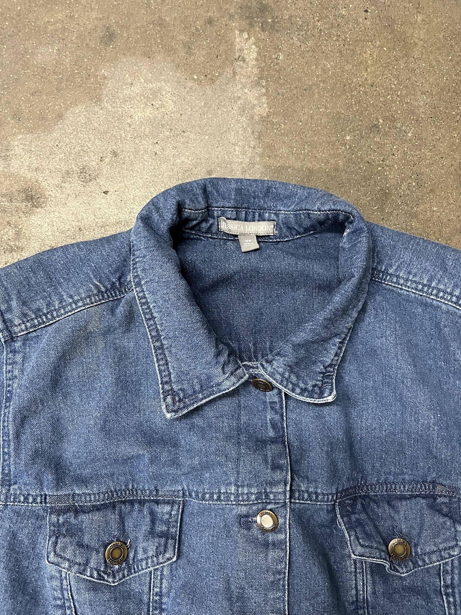 Carhartt × Vintage Vintage 2000s Jessica London Denim Jacket Size XL Size US XL / EU 56 / 4 - 2 Thumbnail
