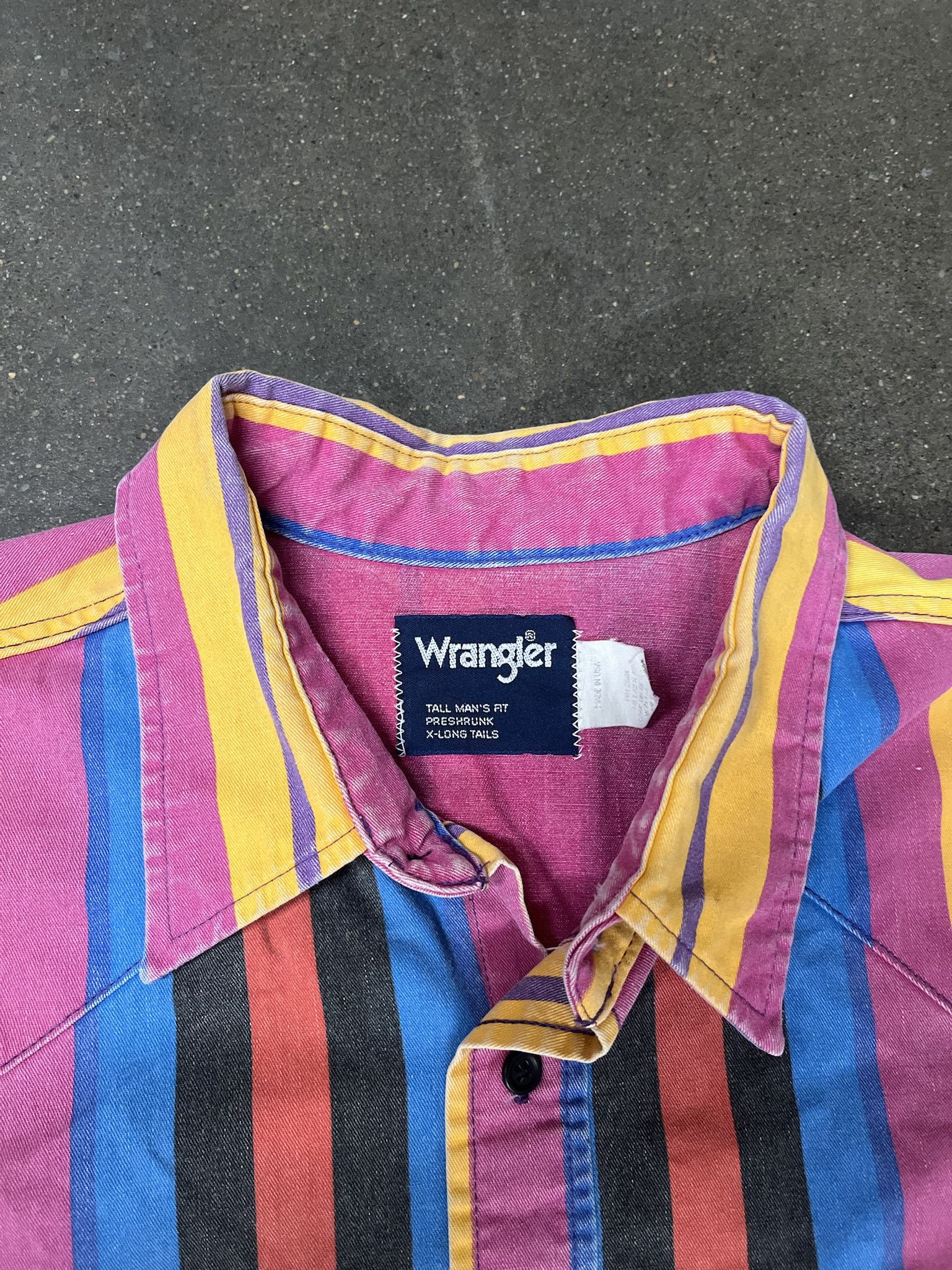 Vintage × Wrangler Vintage 1980s Wrangler Brush Popper Jacket Size XL Size US XL / EU 56 / 4 - 2 Thumbnail