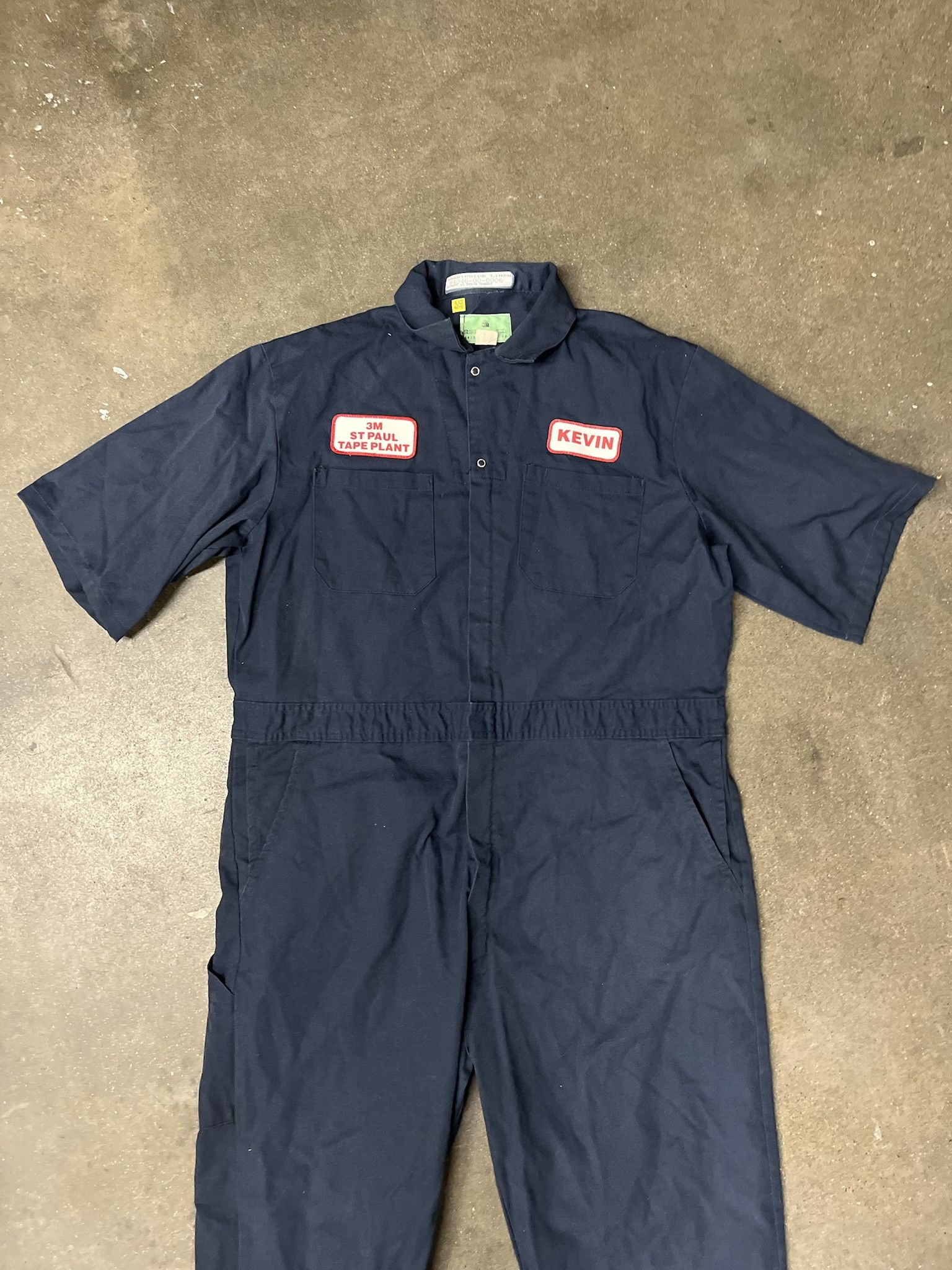 Carhartt × Vintage Vintage 1990s 3M Tape Plant Work Coverall Suit Size 48 Size US XL / EU 56 / 4 - 2 Thumbnail