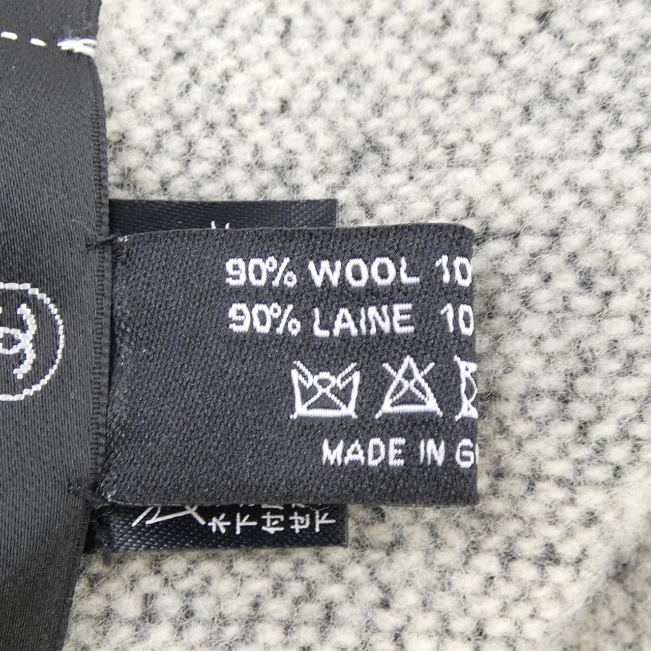 Chanel Chanel Chanel Cashmere Blend Blanket Textile Shawl DUTY FREE for USA Size ONE SIZE - 3 Thumbnail