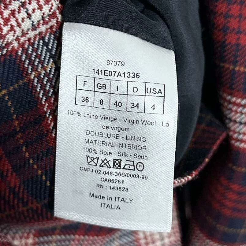 Dior Dior Plaid Red T-Shirt S Women Size S / US 4 / IT 40 - 6 Thumbnail