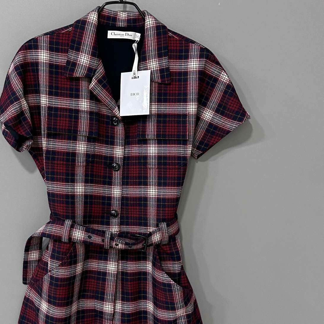 Dior Dior Plaid Red T-Shirt S Women Size S / US 4 / IT 40 - 2 Thumbnail