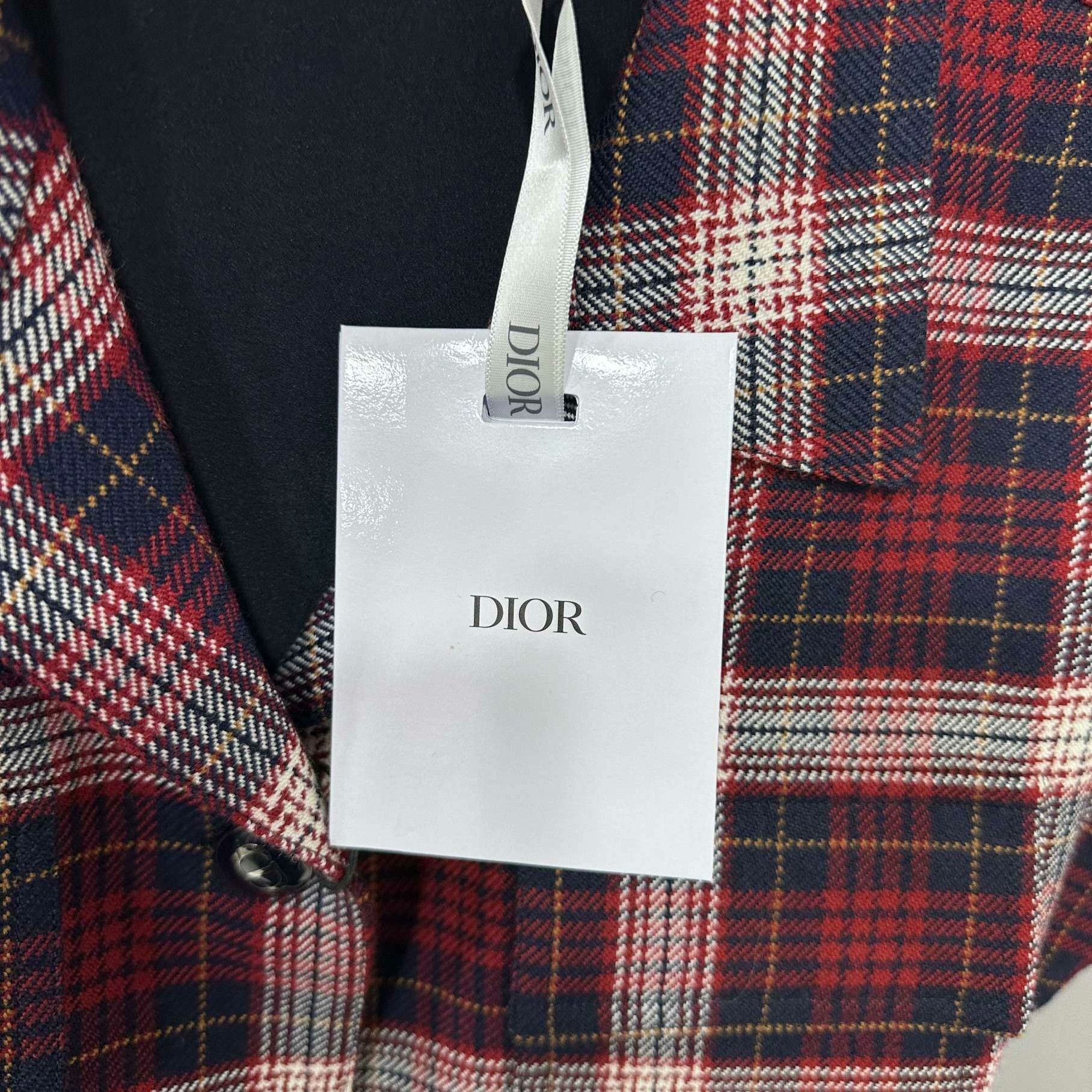 Dior Dior Plaid Red T-Shirt S Women Size S / US 4 / IT 40 - 4 Thumbnail