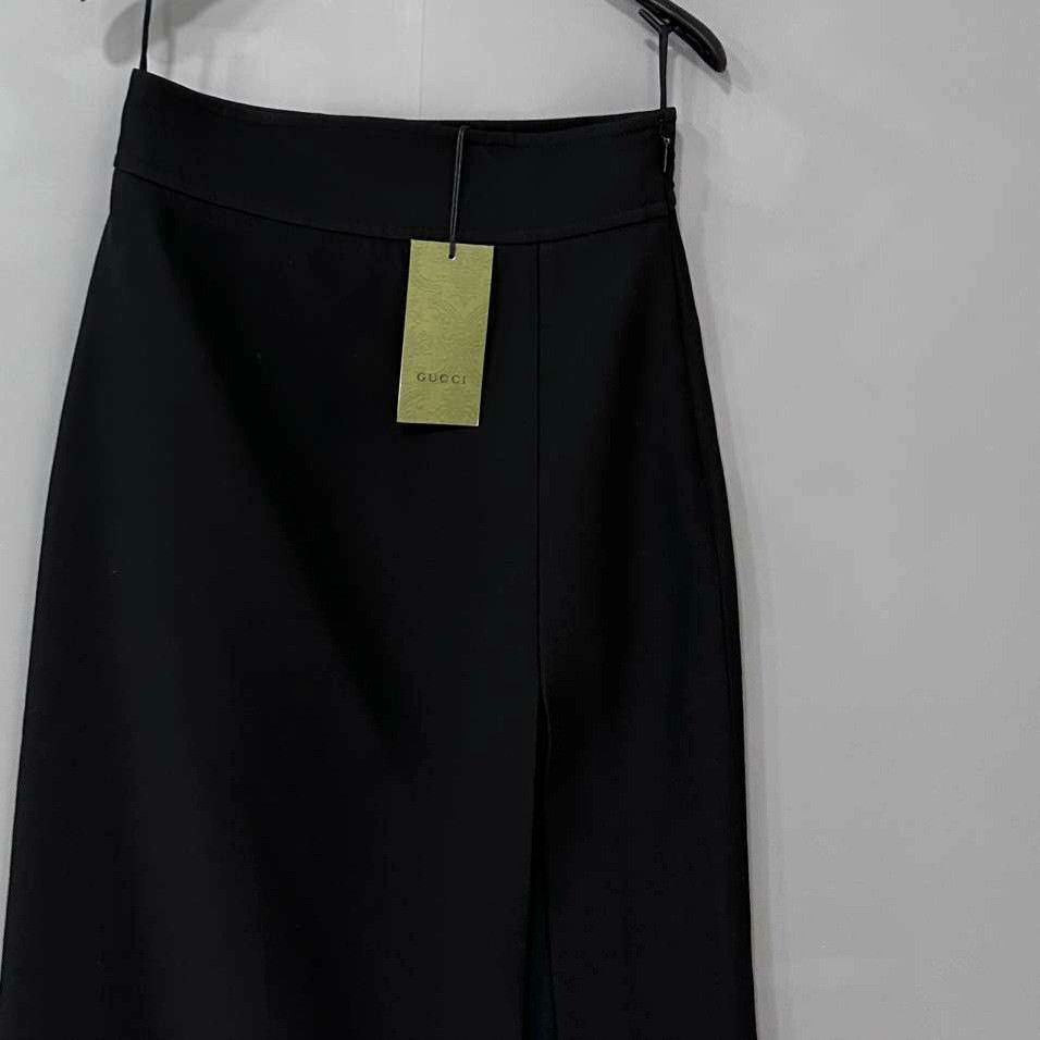Gucci Gucci Black Skirt 40 Women Size 40" / US 18 - 2 Thumbnail