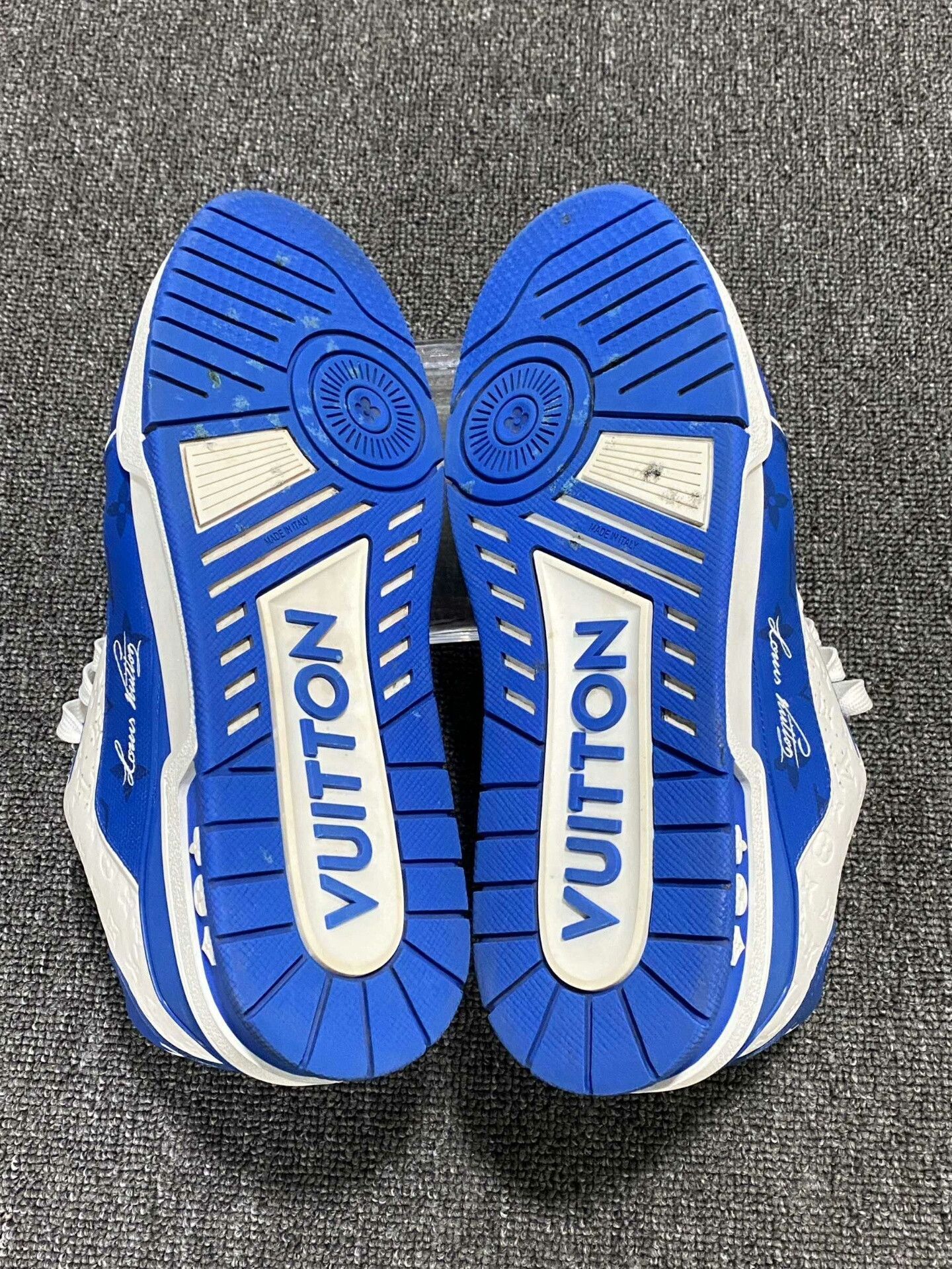 Louis Vuitton Louis Vuitton Training Blue Lowtop Sneakers 9.5 Men Size US 9.5 / EU 42-43 - 6 Thumbnail