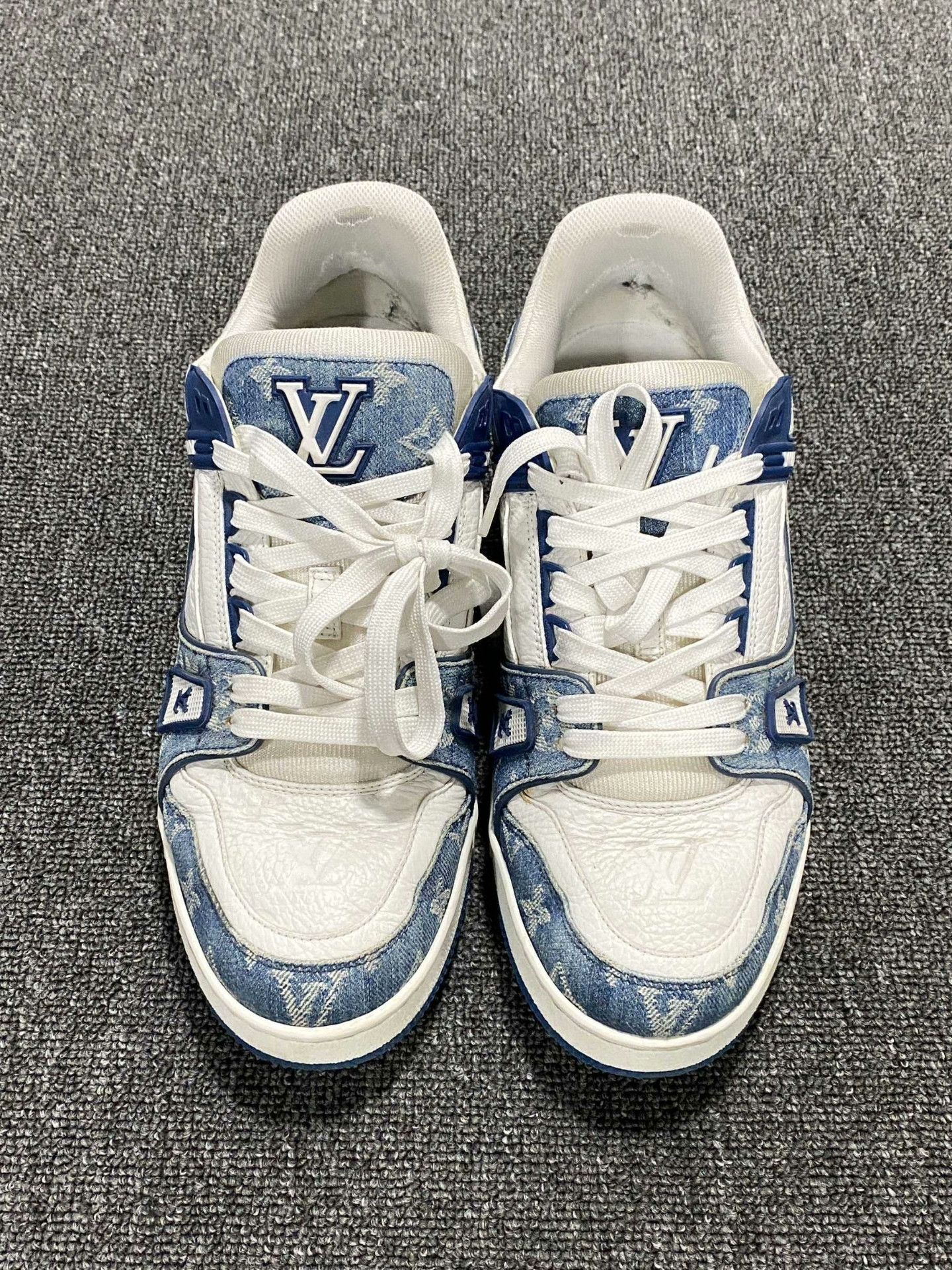 Louis Vuitton Louis Vuitton Training Denim Blue Lowtop Sneakers 9 Men Size US 9 / EU 42 - 2 Thumbnail