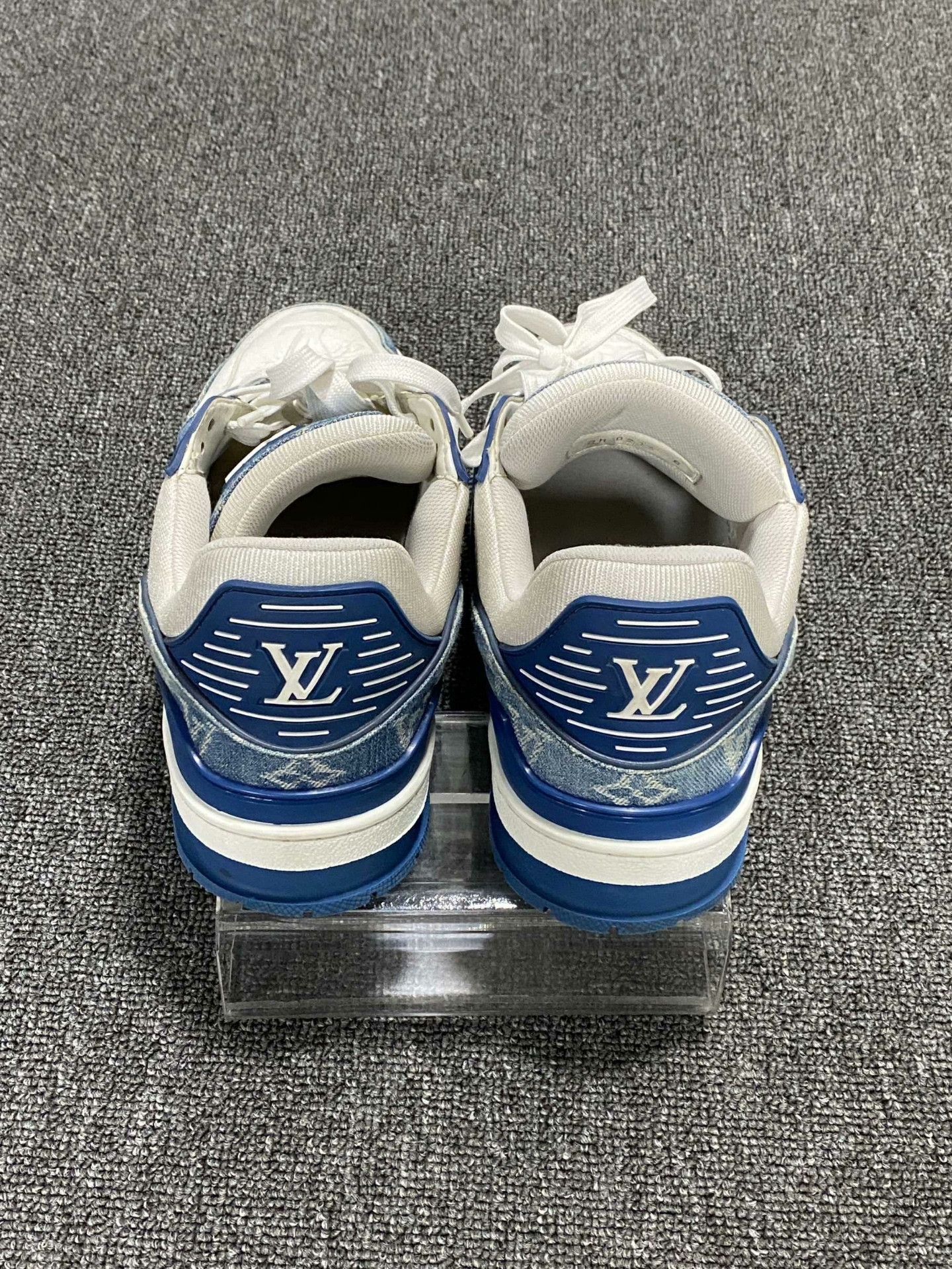 Louis Vuitton Louis Vuitton Training Denim Blue Lowtop Sneakers 9 Men Size US 9 / EU 42 - 5 Thumbnail