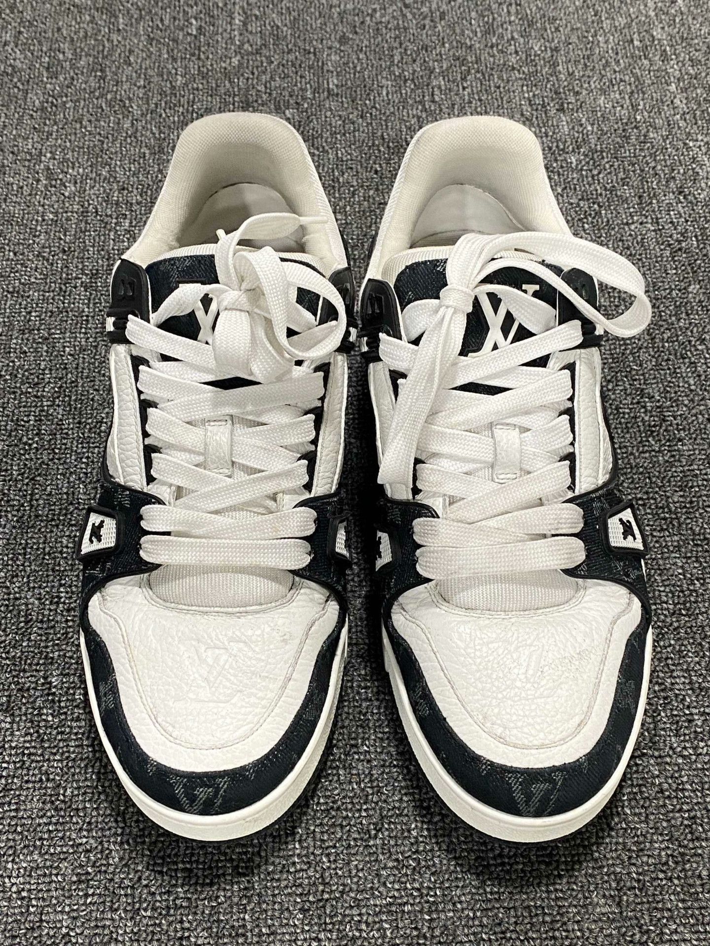 Louis Vuitton Louis Vuitton Training Denim Black Lowtop Sneakers 9 Men Size US 9 / EU 42 - 2 Thumbnail