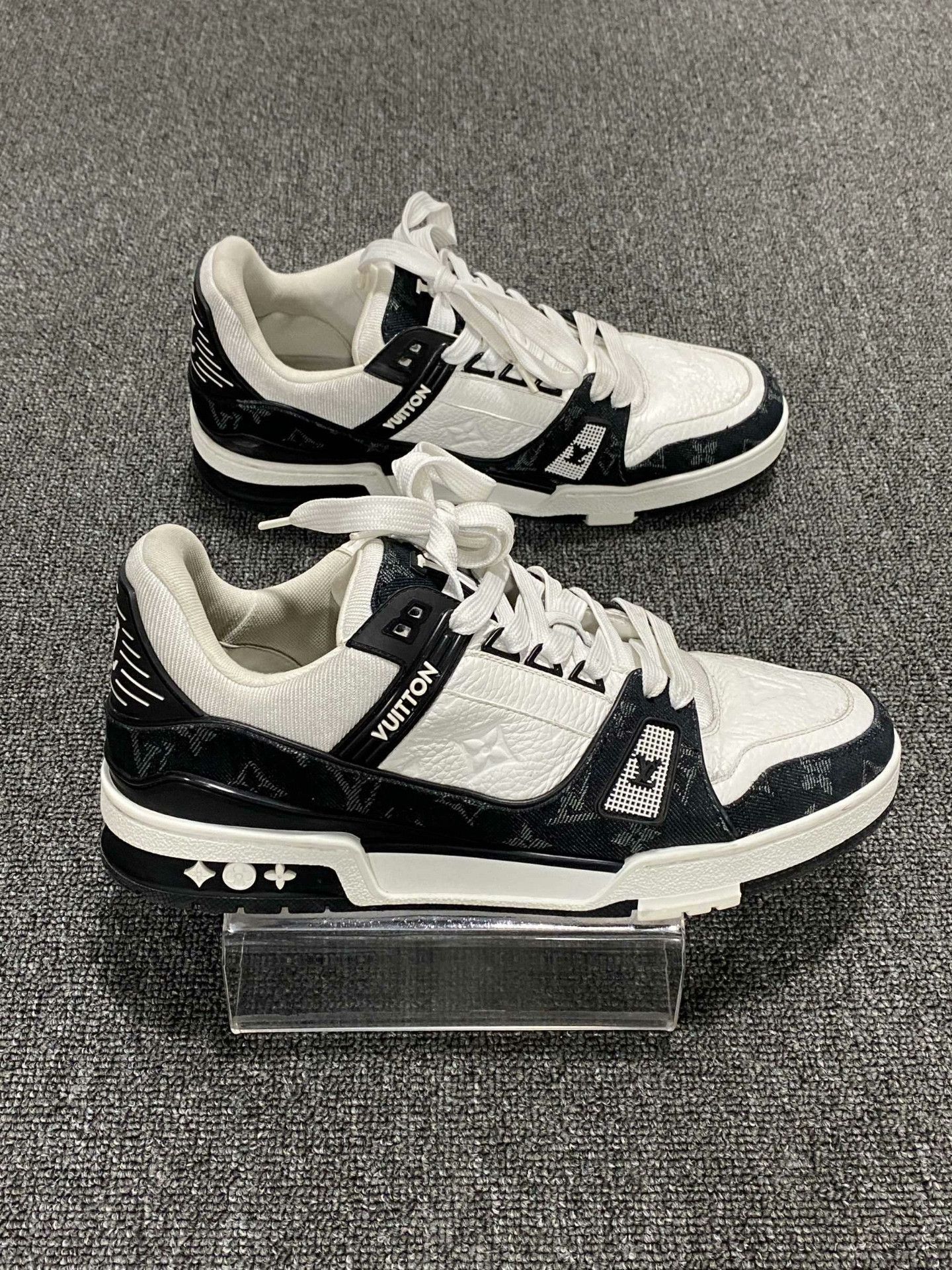 Louis Vuitton Louis Vuitton Training Denim Black Lowtop Sneakers 9 Men Size US 9 / EU 42 - 3 Thumbnail