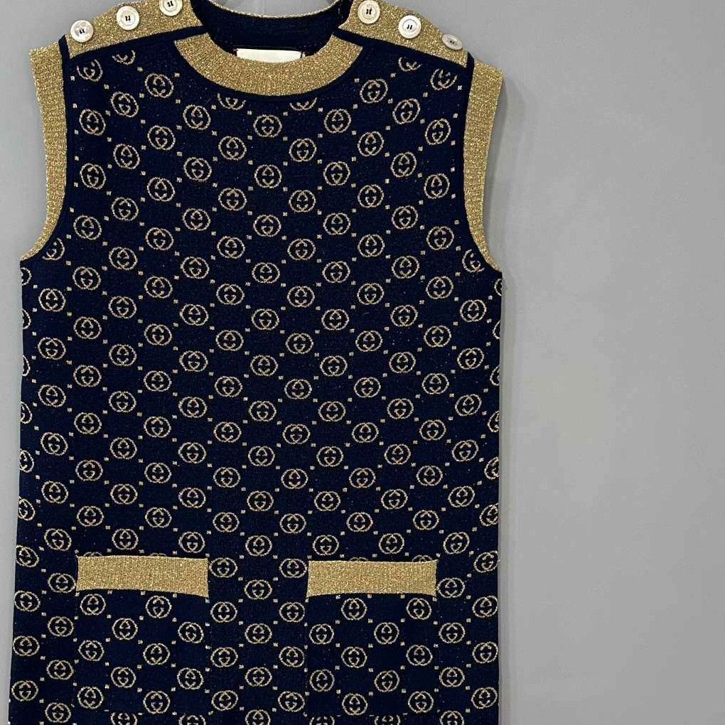 Gucci Gucci Gold Dress XS Women Size XS / US 0-2 / IT 36-38 - 2 Thumbnail