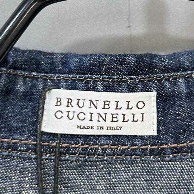 Brunello Cucinelli Brunello Cucinelli Denim Dress S Women Size S / US 4 / IT 40 - 5 Thumbnail