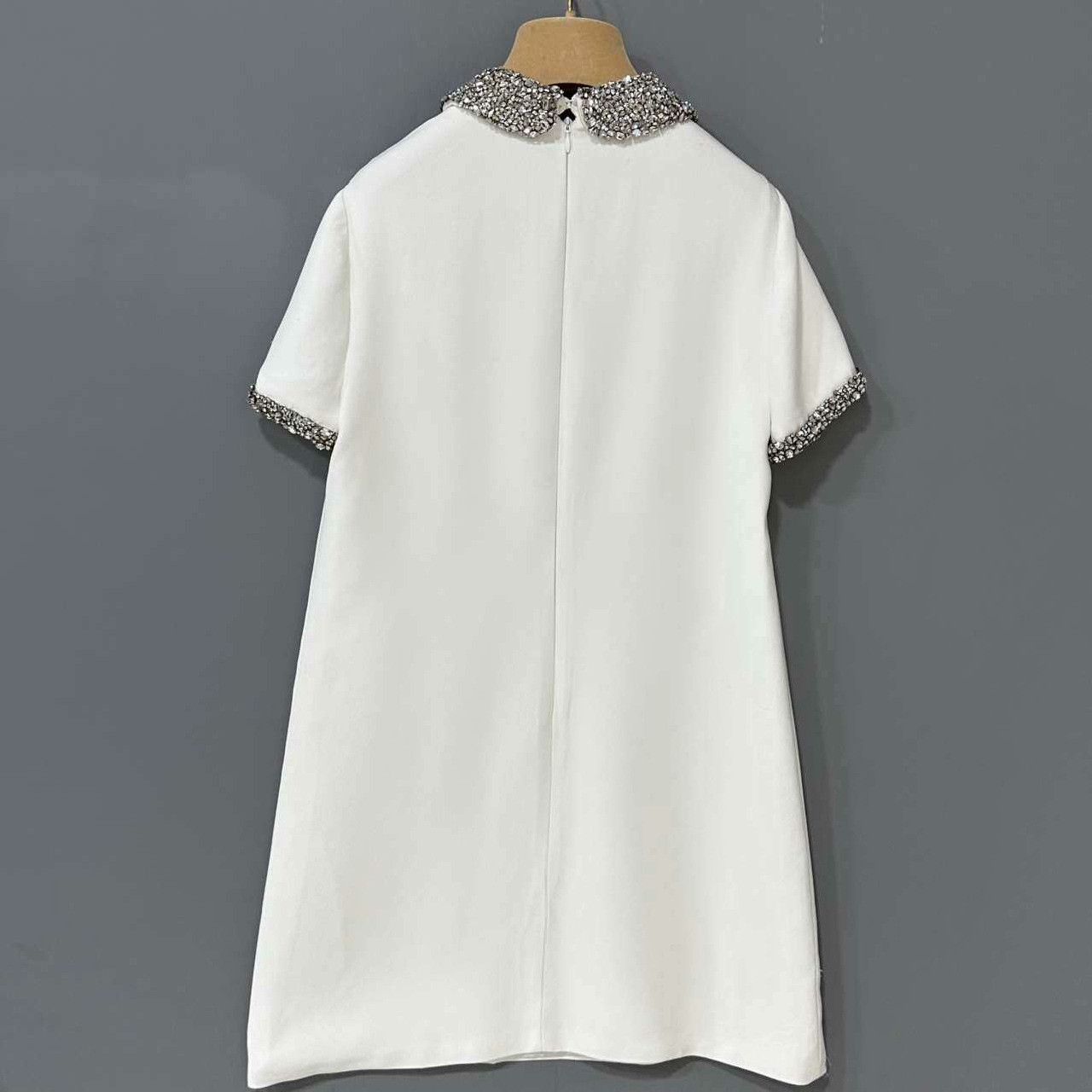 Miu Miu Miu Miu White Dress XS Women Size XS / US 0-2 / IT 36-38 - 3 Thumbnail