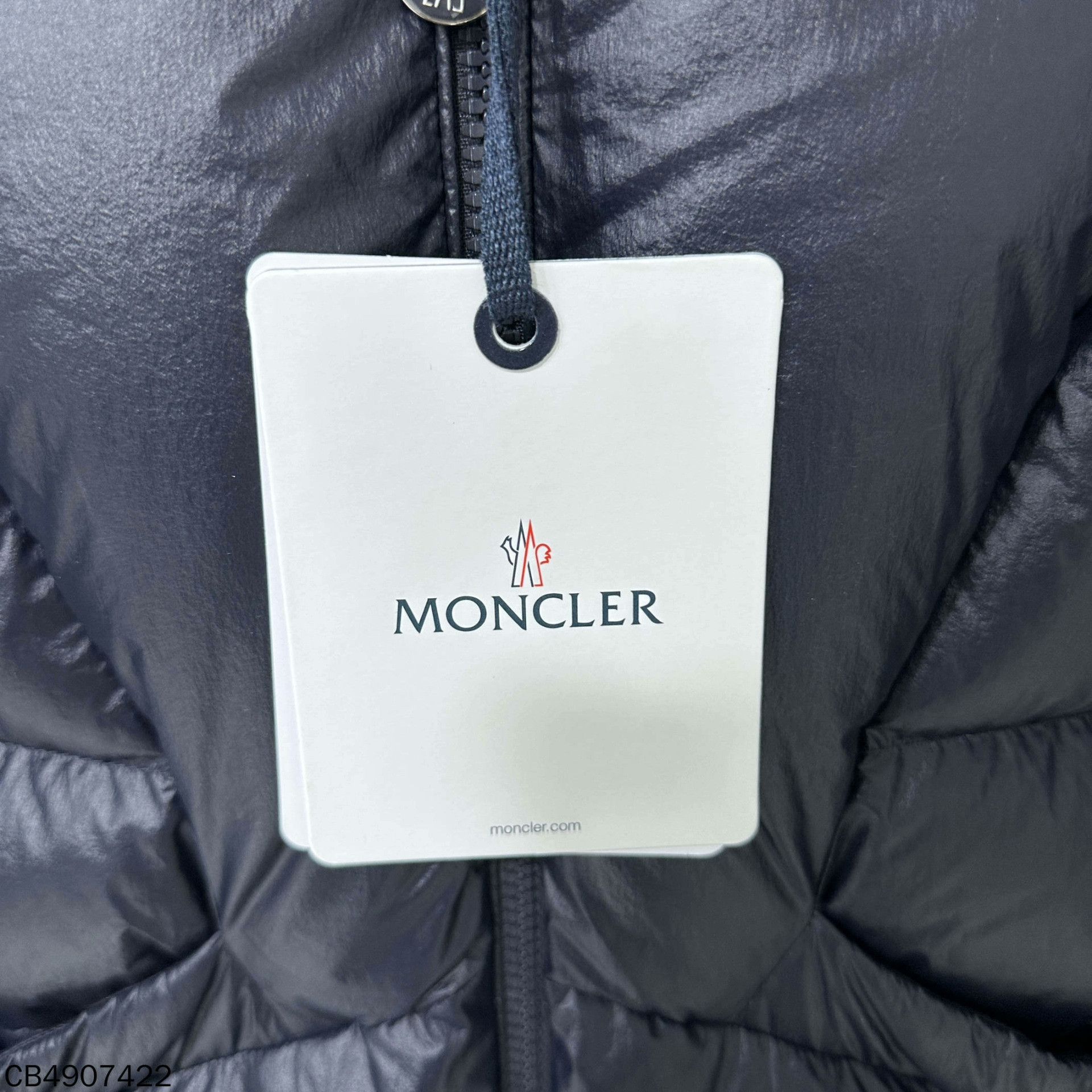 Moncler Moncler Down Long Blue Down Jacket M Women Size M / US 6-8 / IT 42-44 - 7 Thumbnail