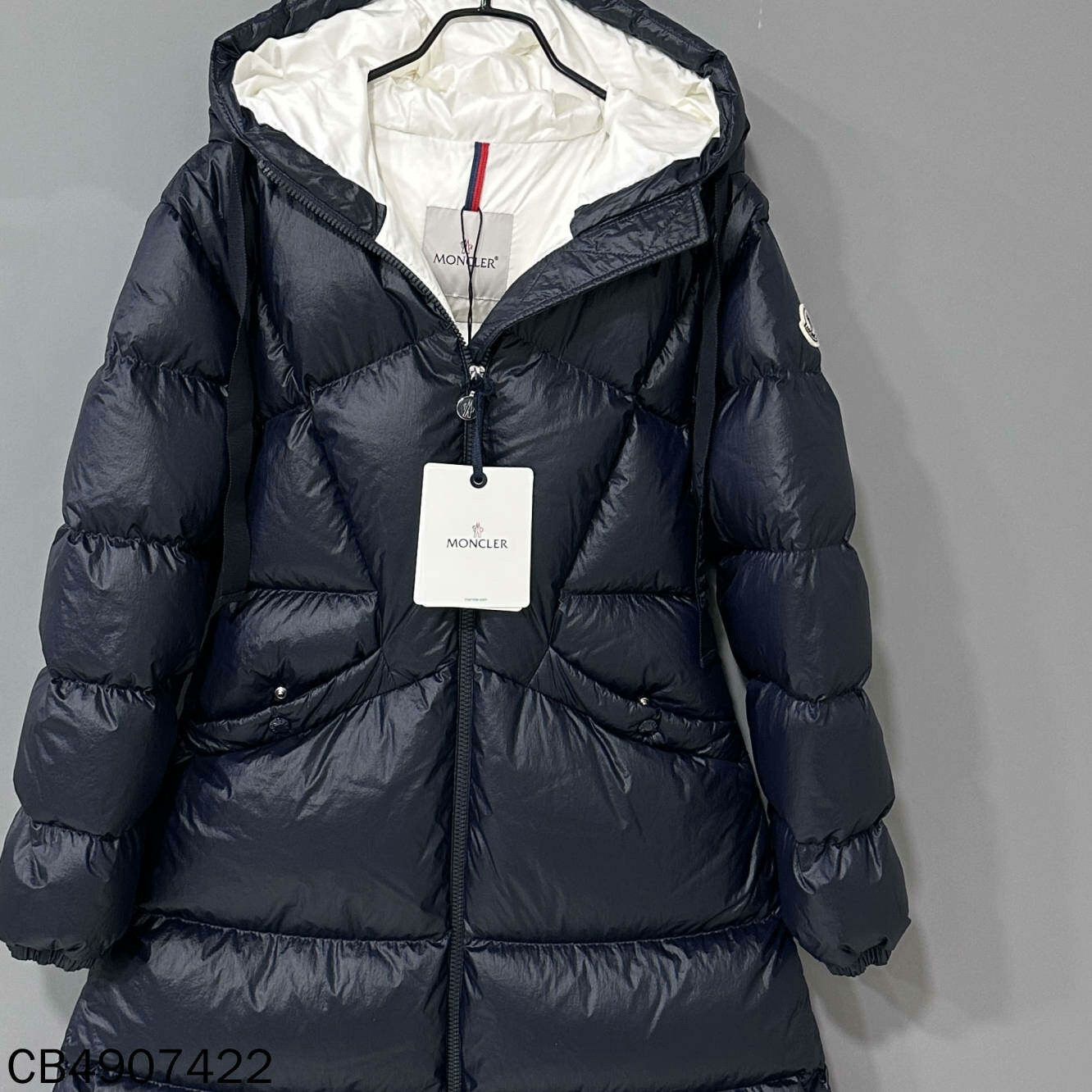 Moncler Moncler Down Long Blue Down Jacket M Women Size M / US 6-8 / IT 42-44 - 2 Thumbnail