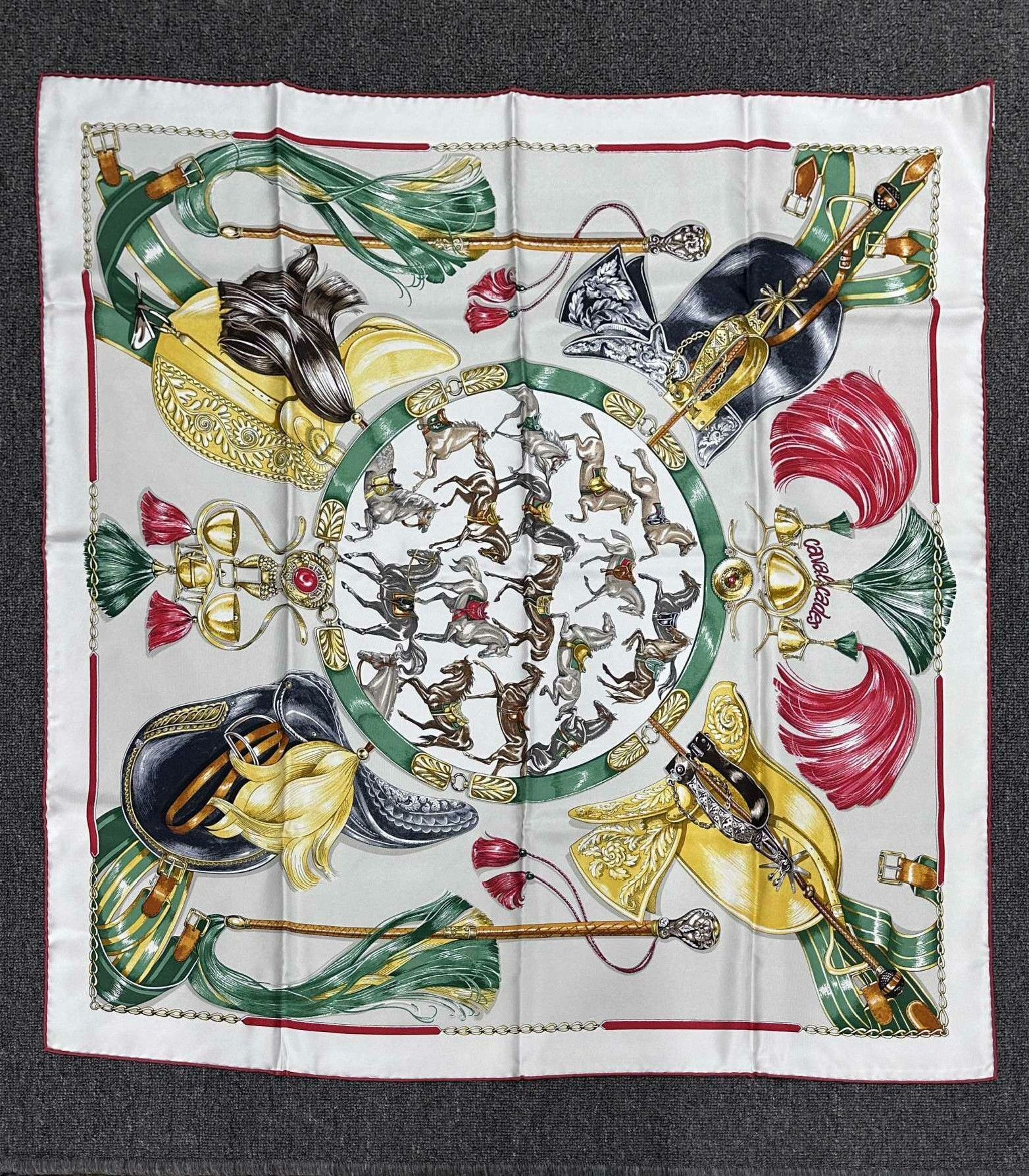 Hermes Hermes Printed Scarf one size Men Size ONE SIZE - 2 Thumbnail