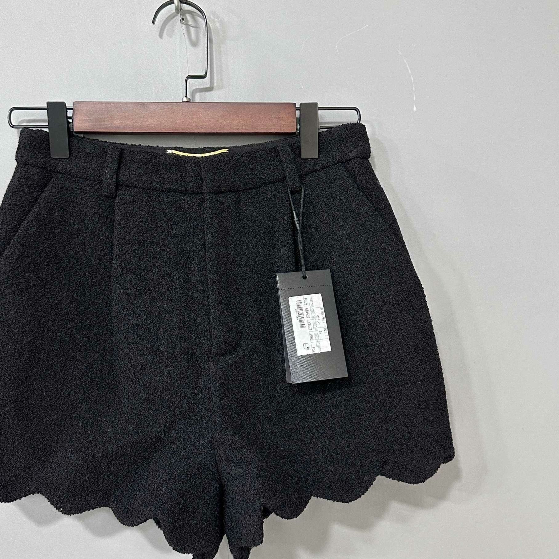 Saint Laurent Paris Saint Laurent Paris Black Pants 37 Women Size 37" - 2 Thumbnail
