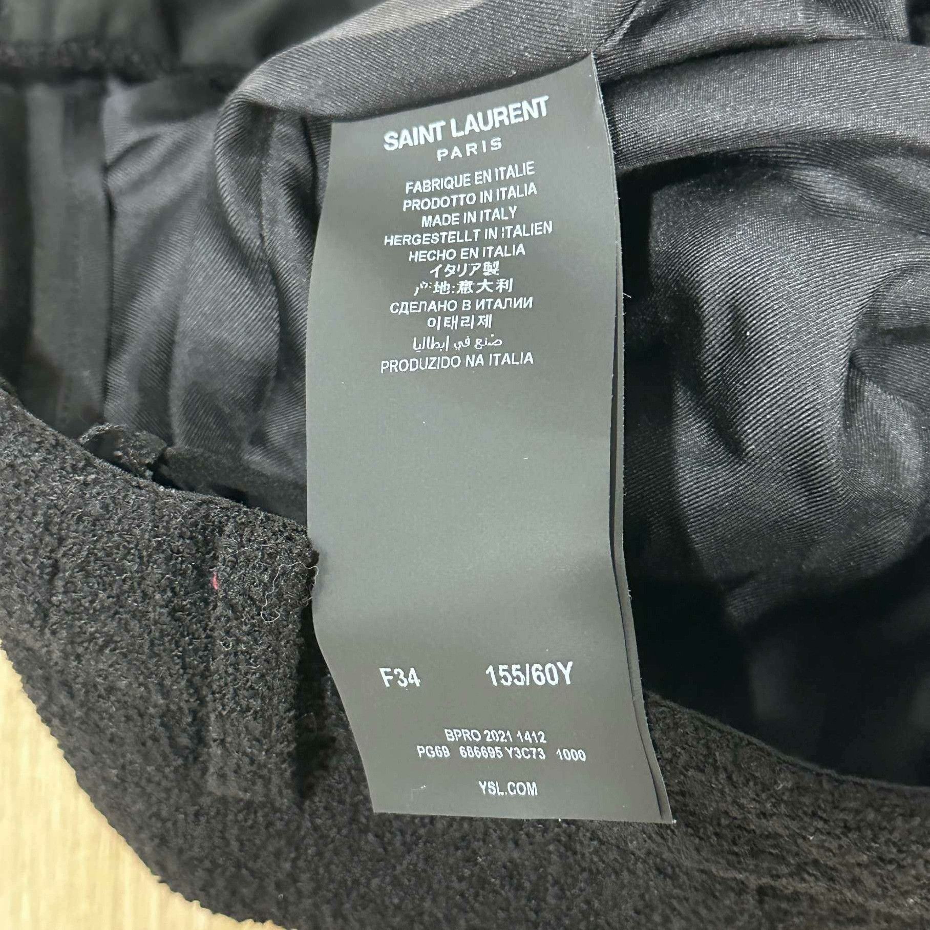 Saint Laurent Paris Saint Laurent Paris Black Pants 37 Women Size 37" - 6 Thumbnail