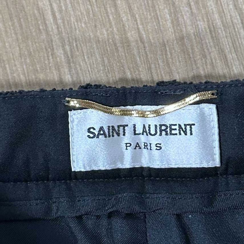 Saint Laurent Paris Saint Laurent Paris Black Pants 37 Women Size 37" - 5 Thumbnail