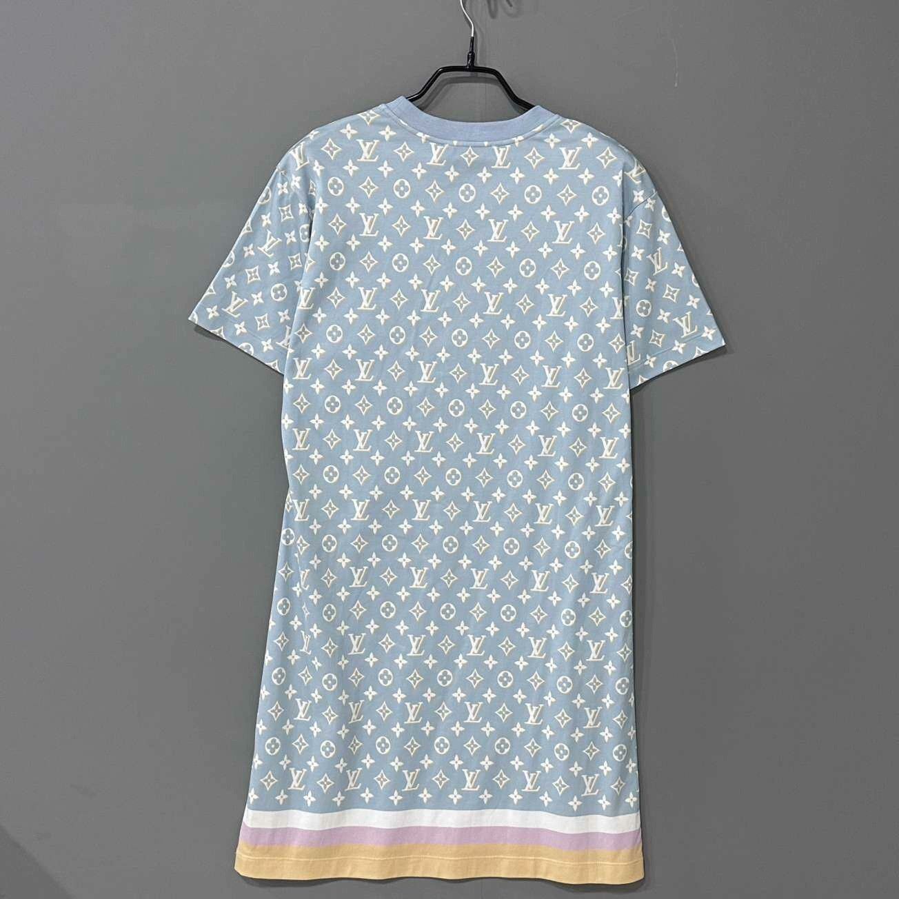 Louis Vuitton Louis Vuitton Blue Dress M Women Size M / US 6-8 / IT 42-44 - 3 Thumbnail