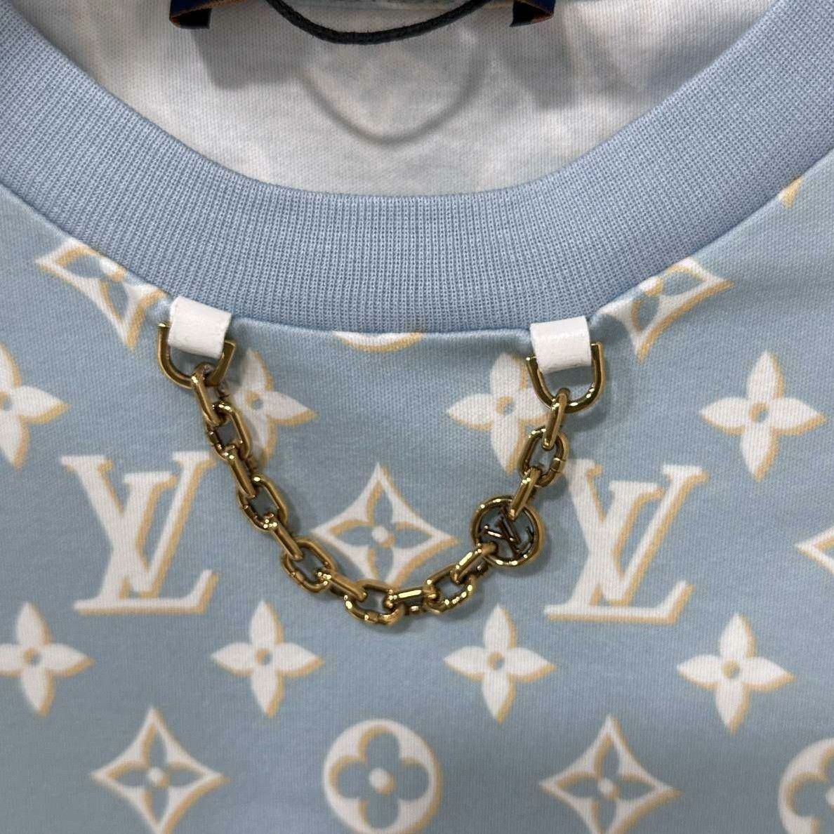 Louis Vuitton Louis Vuitton Blue Dress M Women Size M / US 6-8 / IT 42-44 - 4 Thumbnail