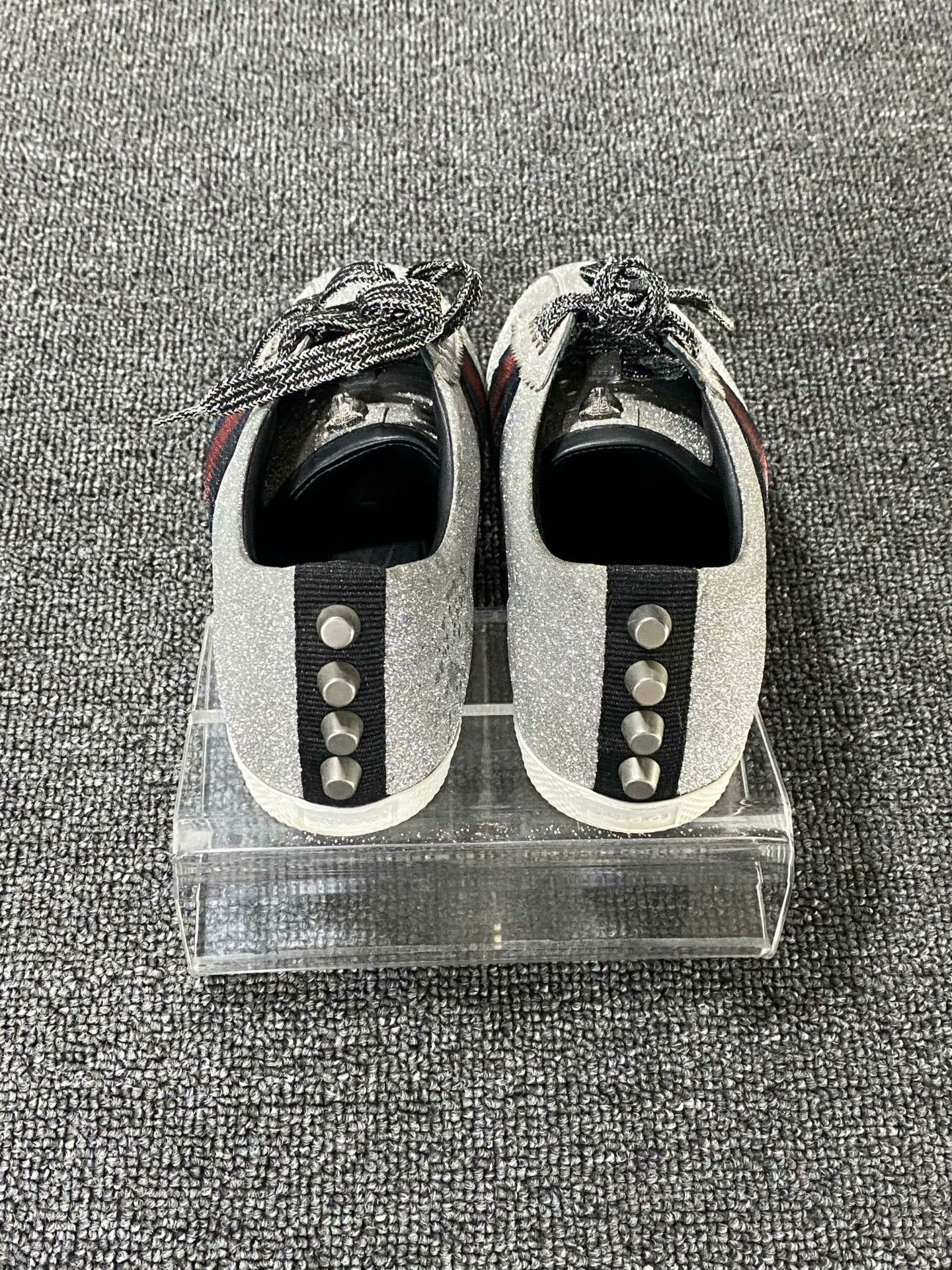 Gucci Gucci Striped Pink Lowtop Sneakers us_5-5 Women Size US 5.5 / IT 35.5 - 5 Thumbnail