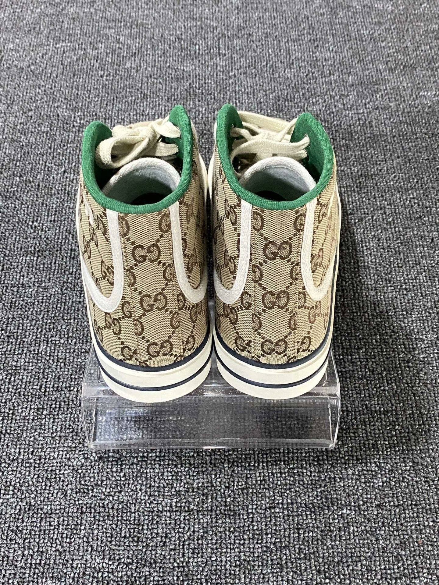 Gucci Gucci Tennis Brown Hitop Sneakers 7.5 Men Size US 7.5 / EU 40-41 - 5 Thumbnail