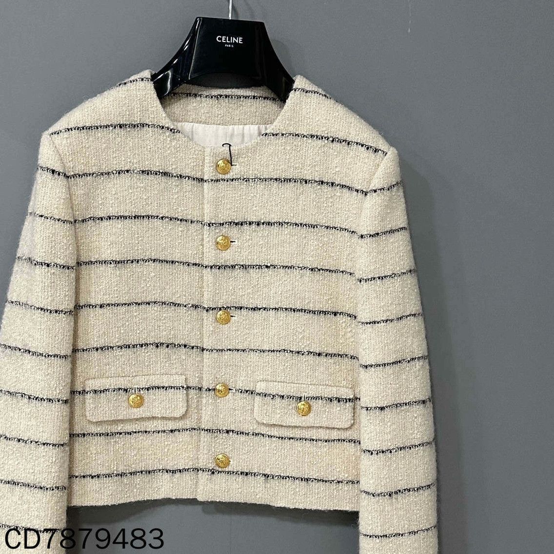 Celine Celine Striped Jacket XS Women Size XS / US 0-2 / IT 36-38 - 2 Thumbnail
