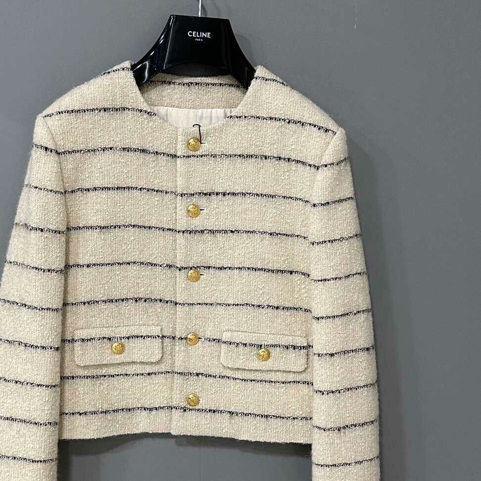 Celine Celine Striped Jacket XS Women Size XS / US 0-2 / IT 36-38 - 4 Thumbnail