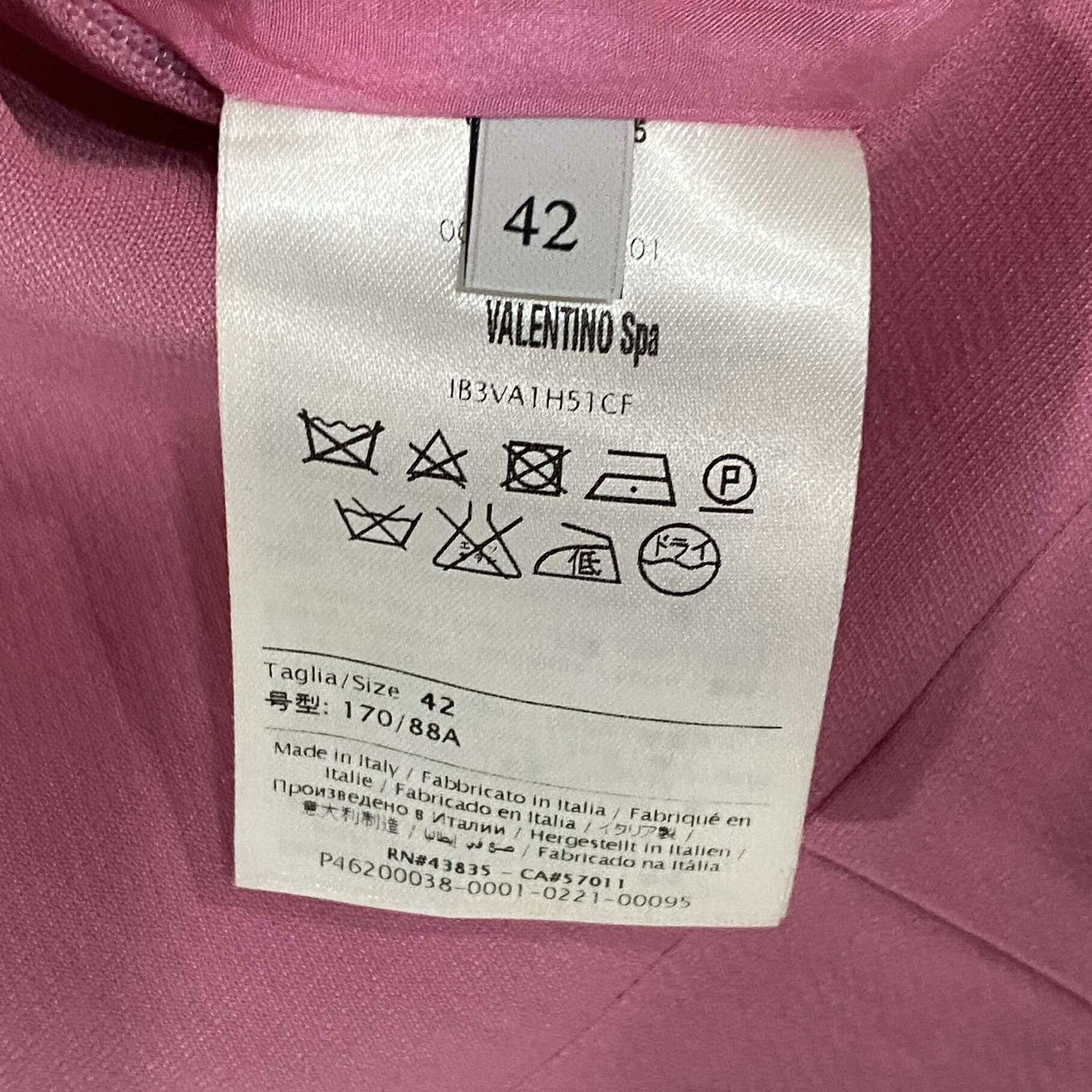 Valentino Valentino Pink T-Shirt M Women Size M / US 6-8 / IT 42-44 - 5 Thumbnail