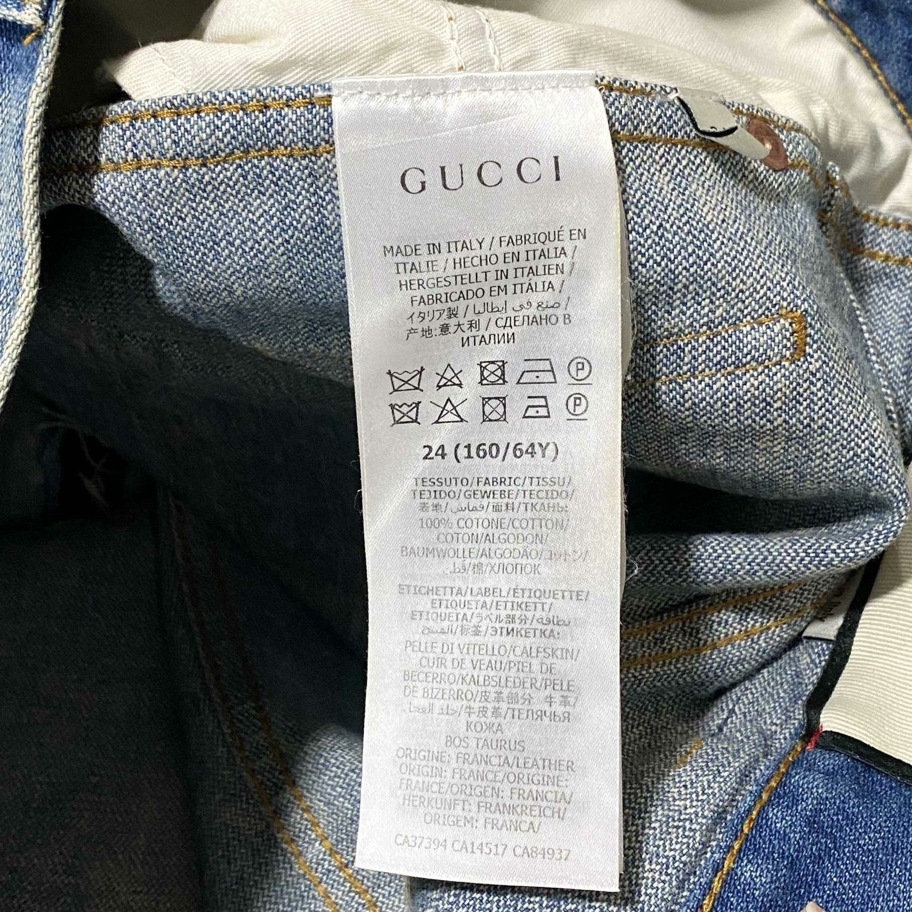 Gucci Gucci Retro Embroidered Jeans 28 Women Size 28" / US 6 / IT 42 - 6 Thumbnail