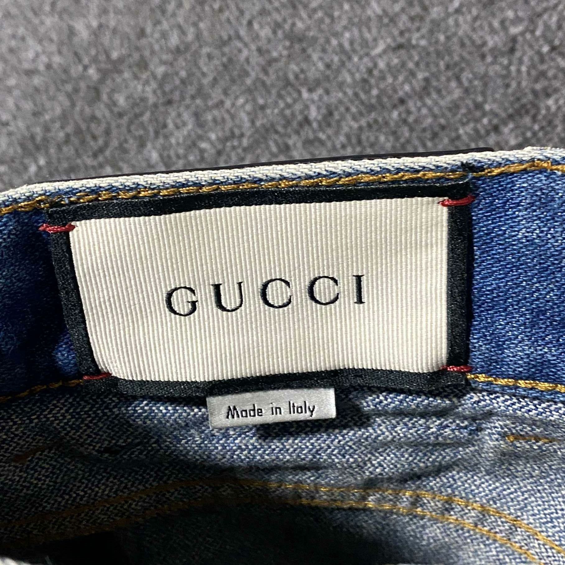 Gucci Gucci Retro Embroidered Jeans 28 Women Size 28" / US 6 / IT 42 - 5 Thumbnail