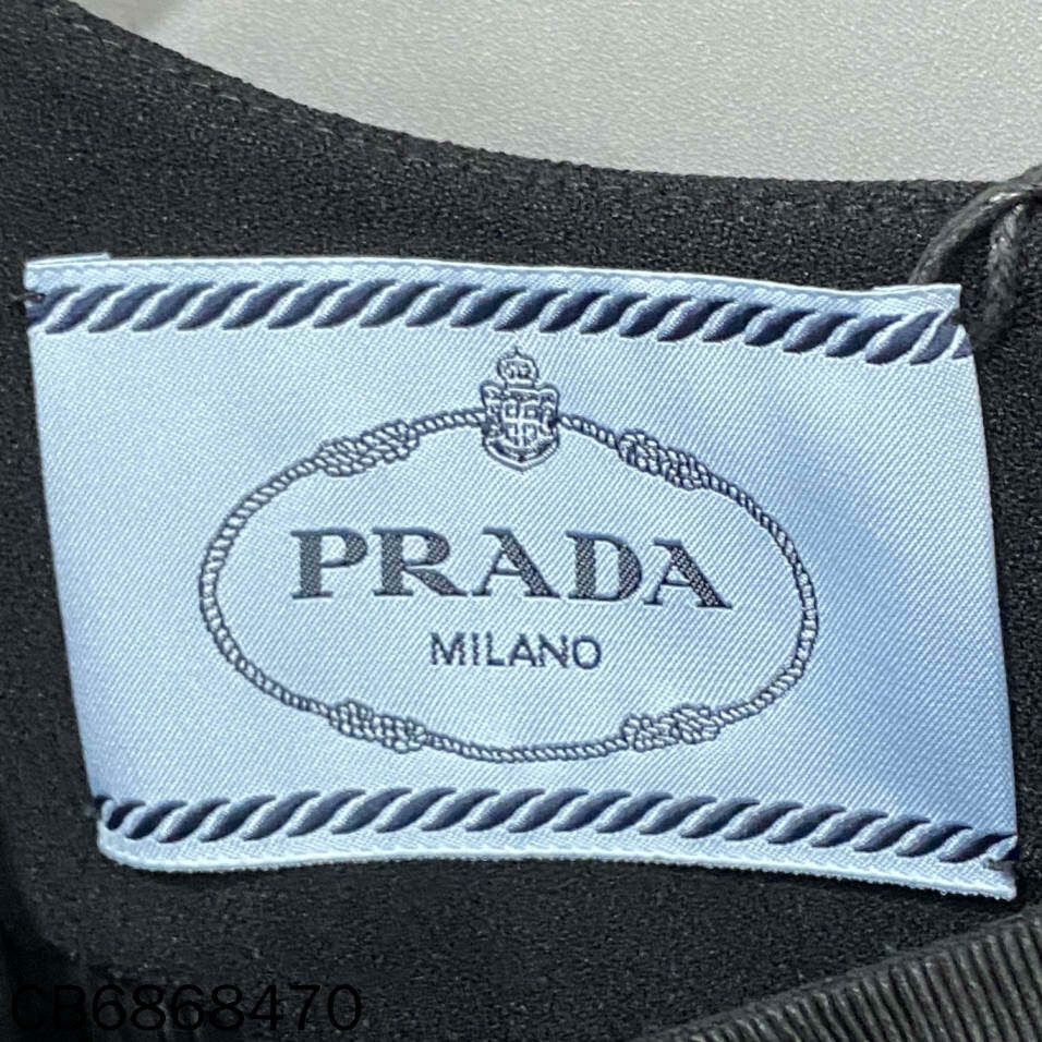 Prada Prada Black Dress L Women Size L / US 10 / IT 46 - 5 Thumbnail