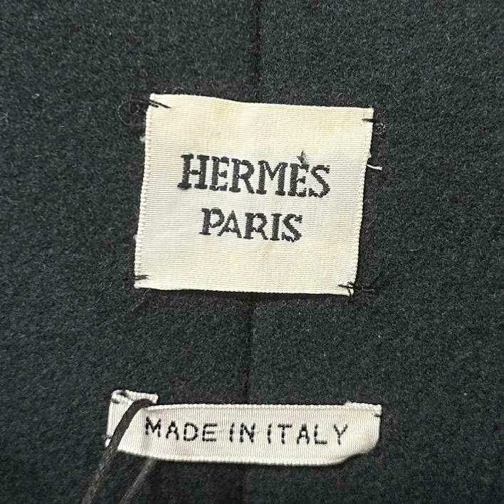 Hermes Hermes Metallic Black Coat M Women Size M / US 6-8 / IT 42-44 - 6 Thumbnail