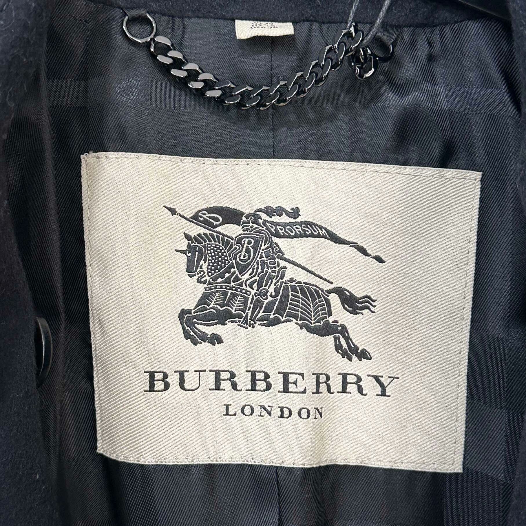 Burberry Burberry Wool Black Coat M Women Size M / US 6-8 / IT 42-44 - 5 Thumbnail