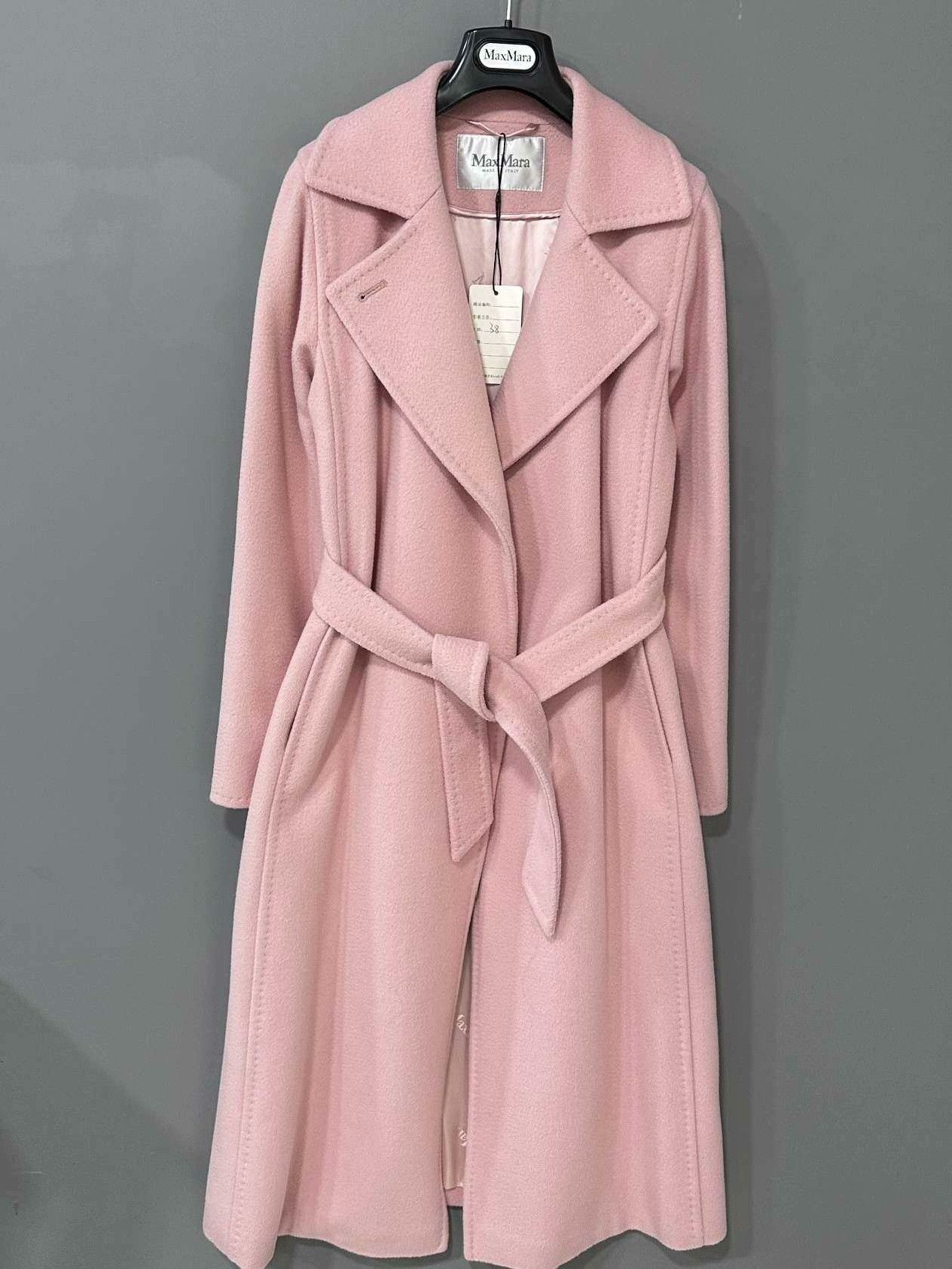 Max Mara Max Mara Pink Coat it_38 Women Size XS / US 0-2 / IT 36-38 - 2 Thumbnail