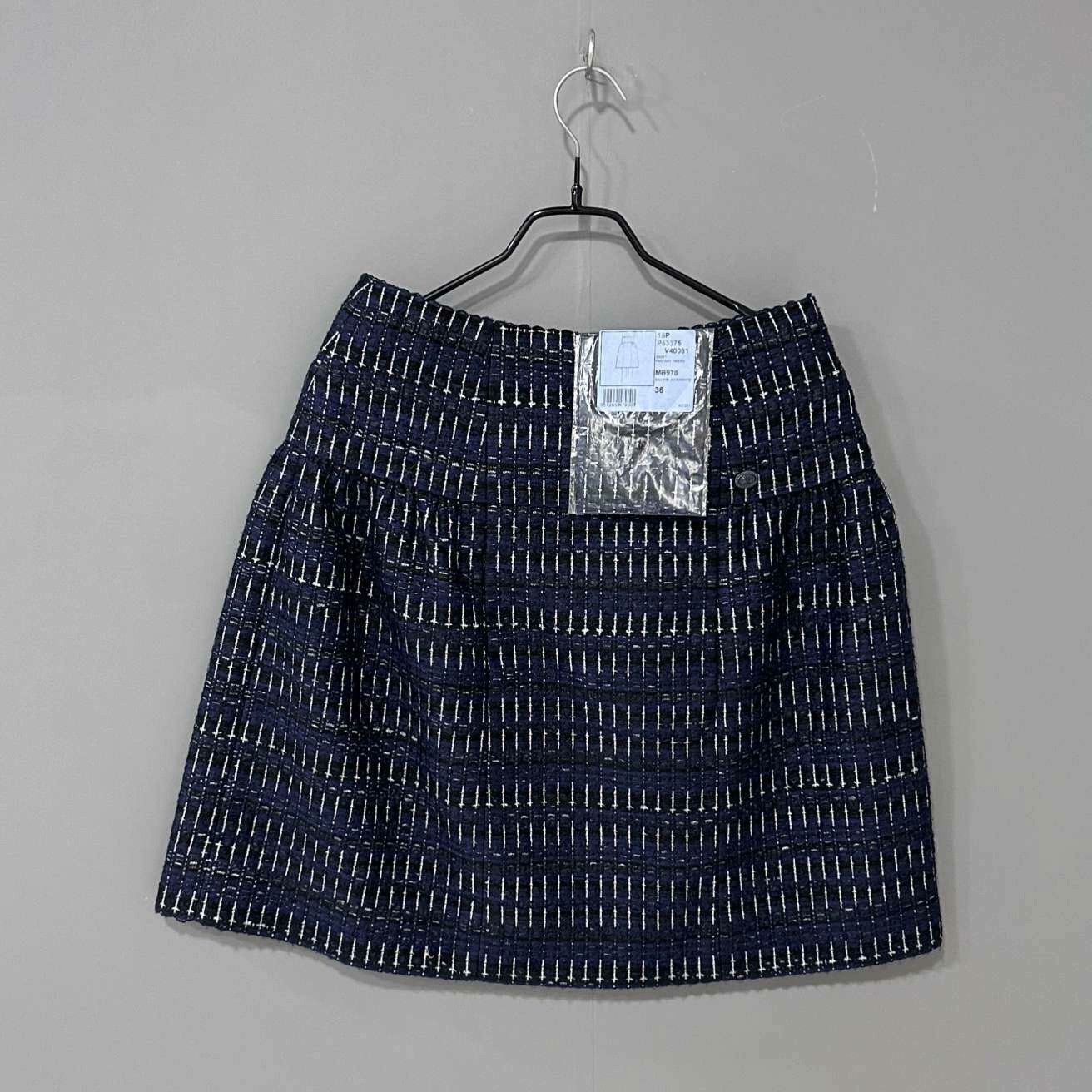 Chanel Chanel Blue Skirt 28 Women Size 28" / US 6 / IT 42 - 3 Thumbnail