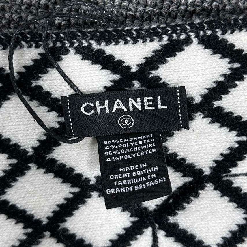 Chanel Chanel Retro Black Scarf one size Men Size ONE SIZE - 4 Thumbnail