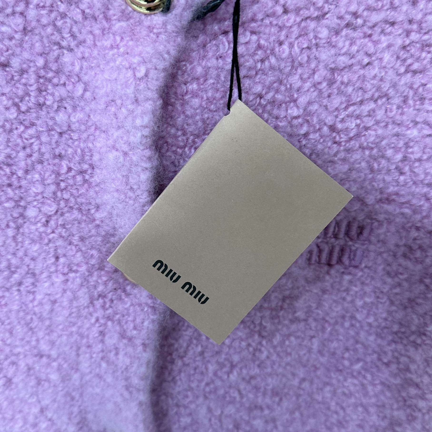 Miu Miu Miu Miu Retro Embroidered Pink Sweater it_40 Women Size S / US 4 / IT 40 - 7 Thumbnail