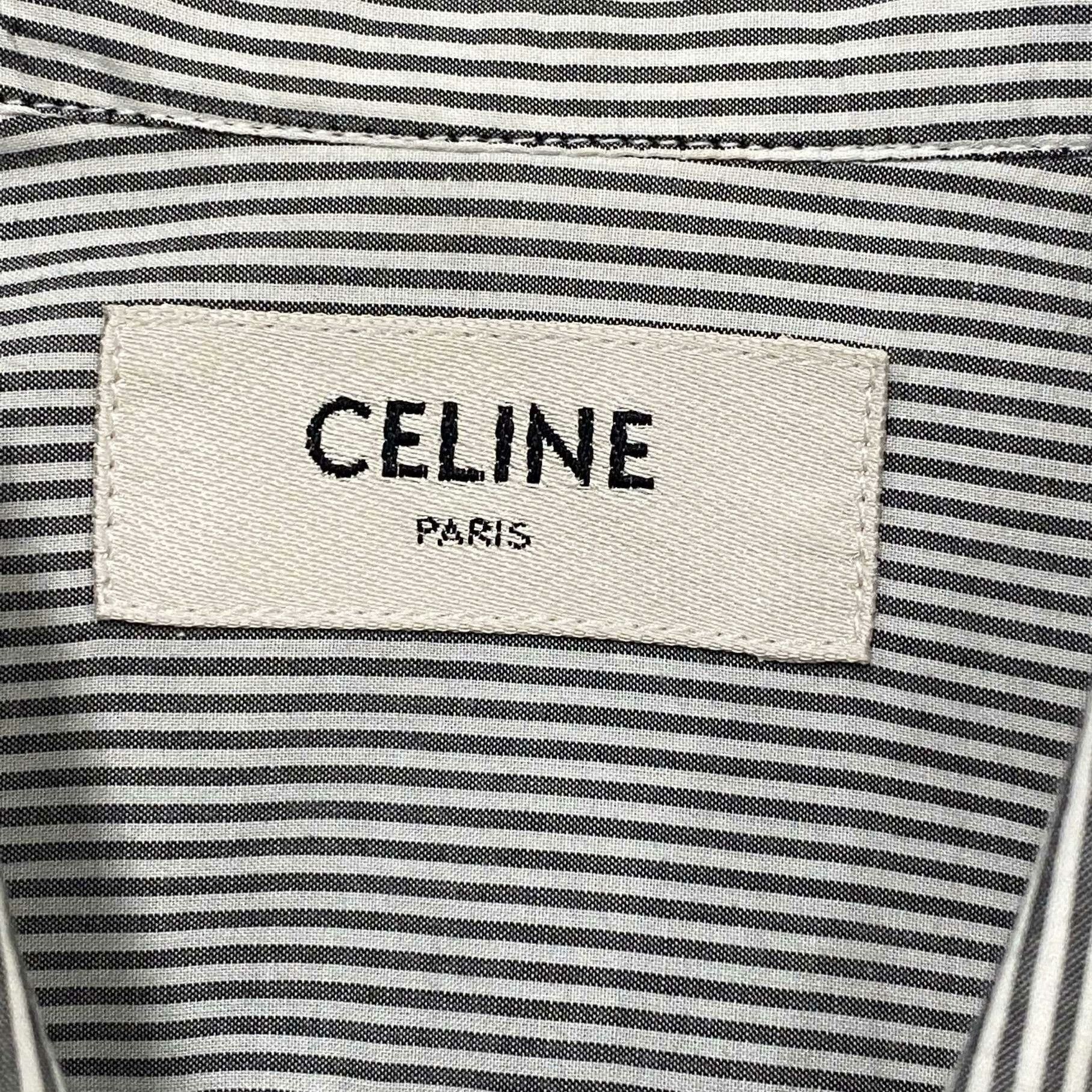 Celine Celine Striped Blue Shirt xxs Men Size US XXS / EU 40 - 5 Thumbnail