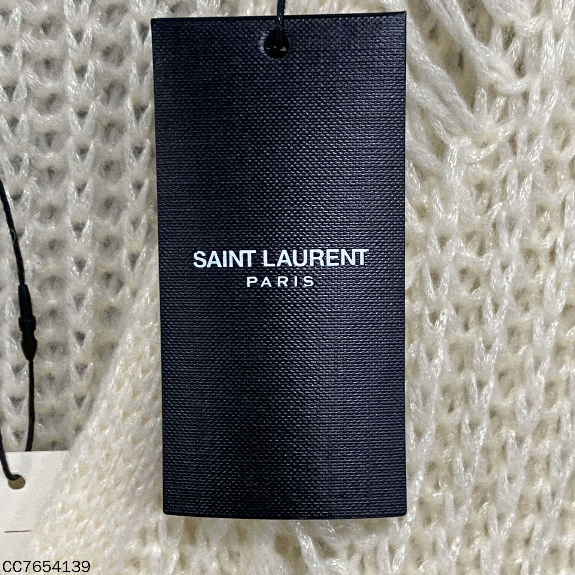 Saint Laurent Paris Saint Laurent Paris Knit White Sweater M Women Size M / US 6-8 / IT 42-44 - 4 Thumbnail