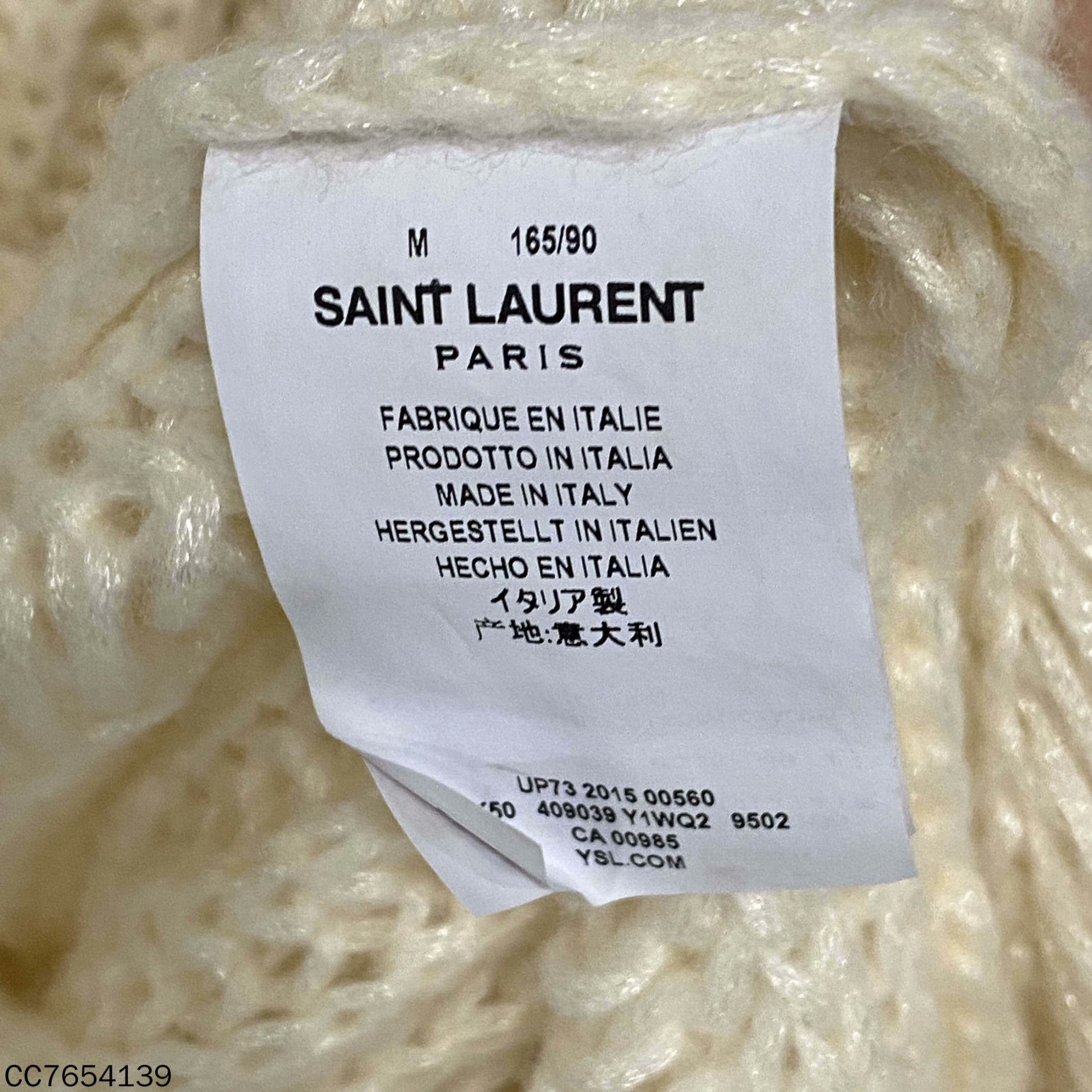 Saint Laurent Paris Saint Laurent Paris Knit White Sweater M Women Size M / US 6-8 / IT 42-44 - 5 Thumbnail